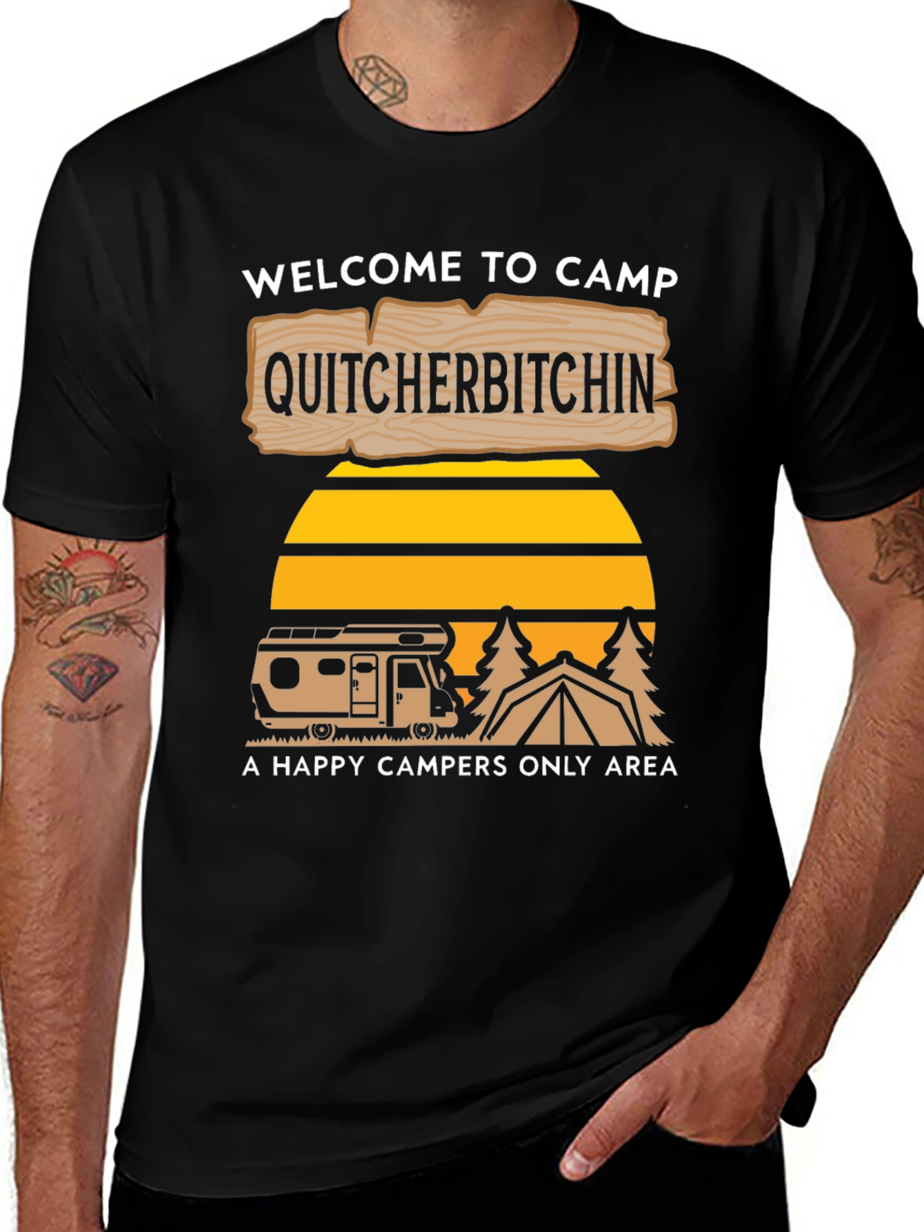Variant 3 of Camp Quitcherbitchin' Graphic Tee