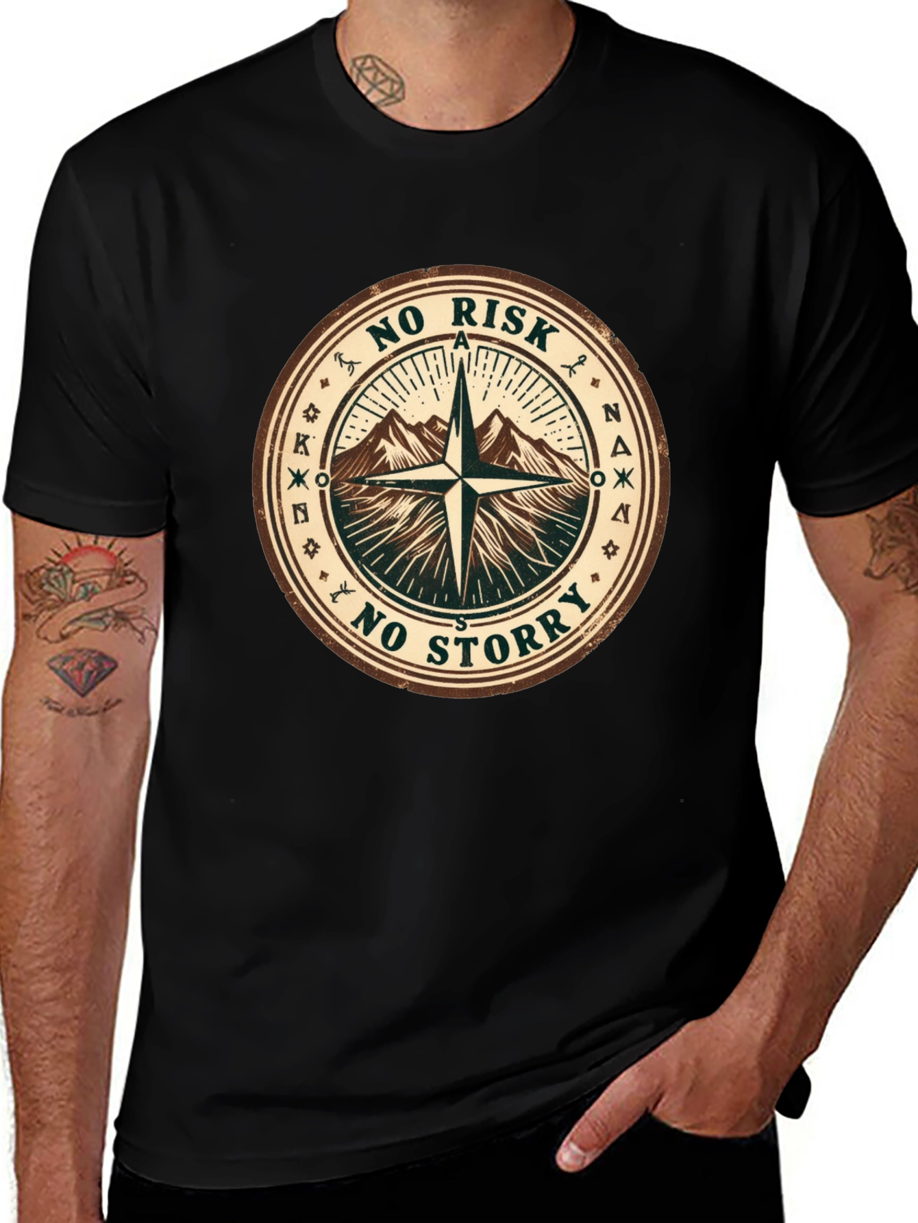 Variant 30 of No Risk No Story Graphic Tee