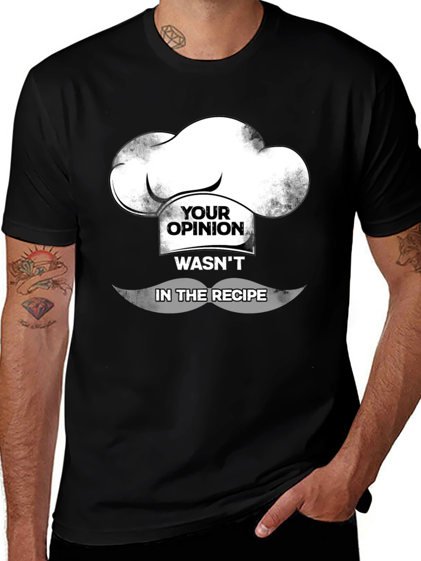 Variant 20 of Chef Opinion T-Shirt Funny Cooking Design