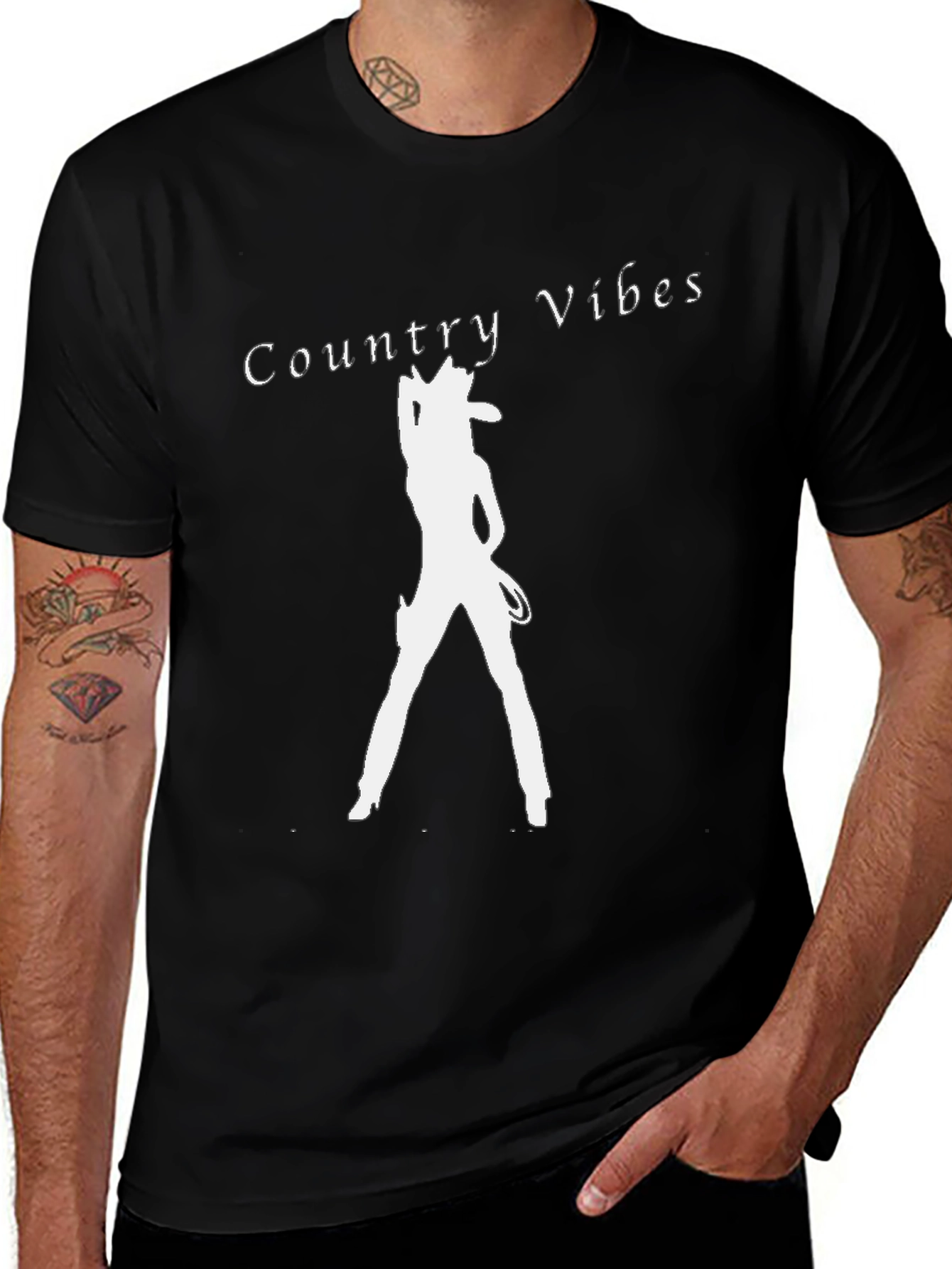 Country Vibes Graphic Tee - Western Style