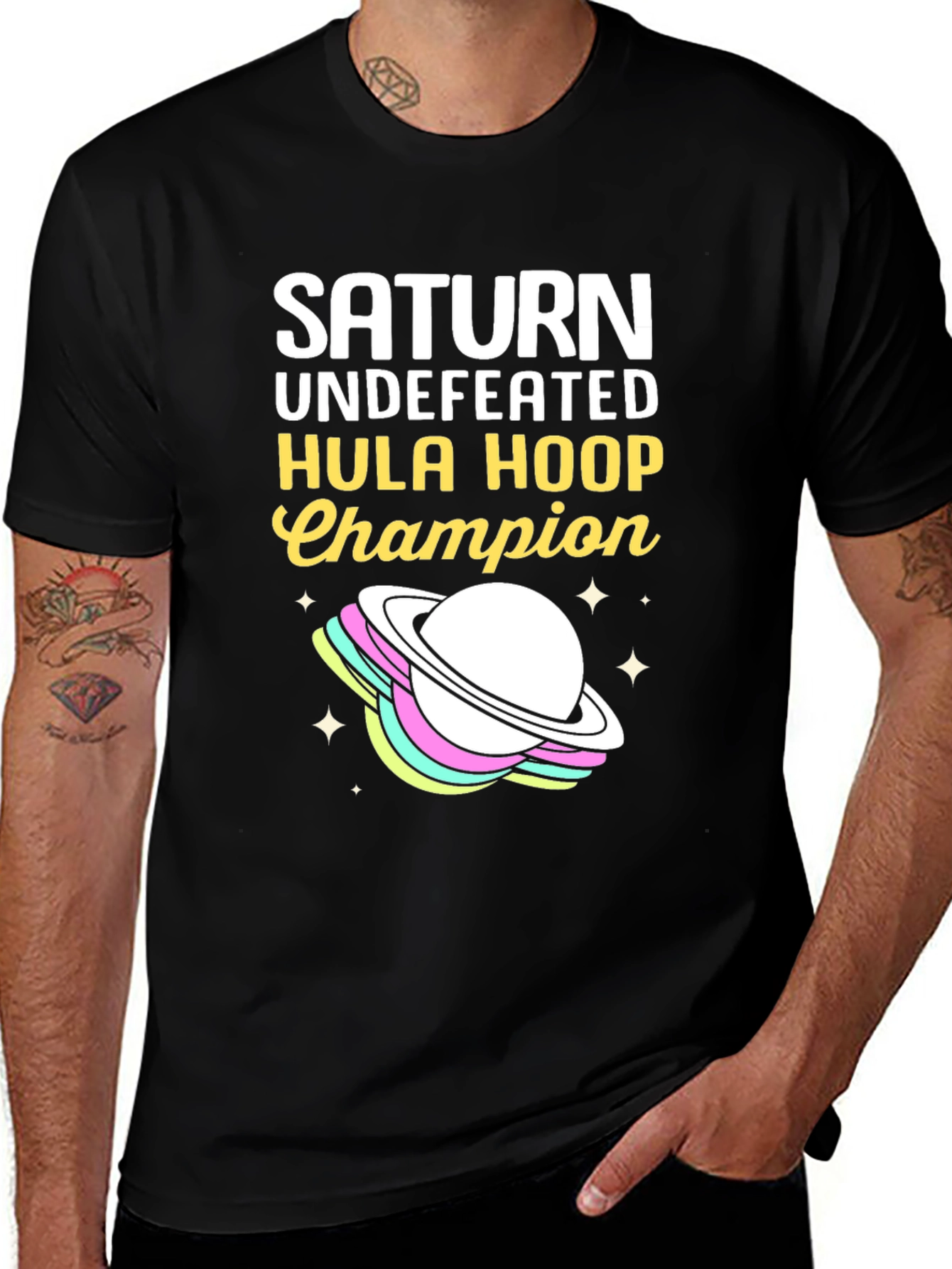 Saturn Hula Hoop Champion T-Shirt