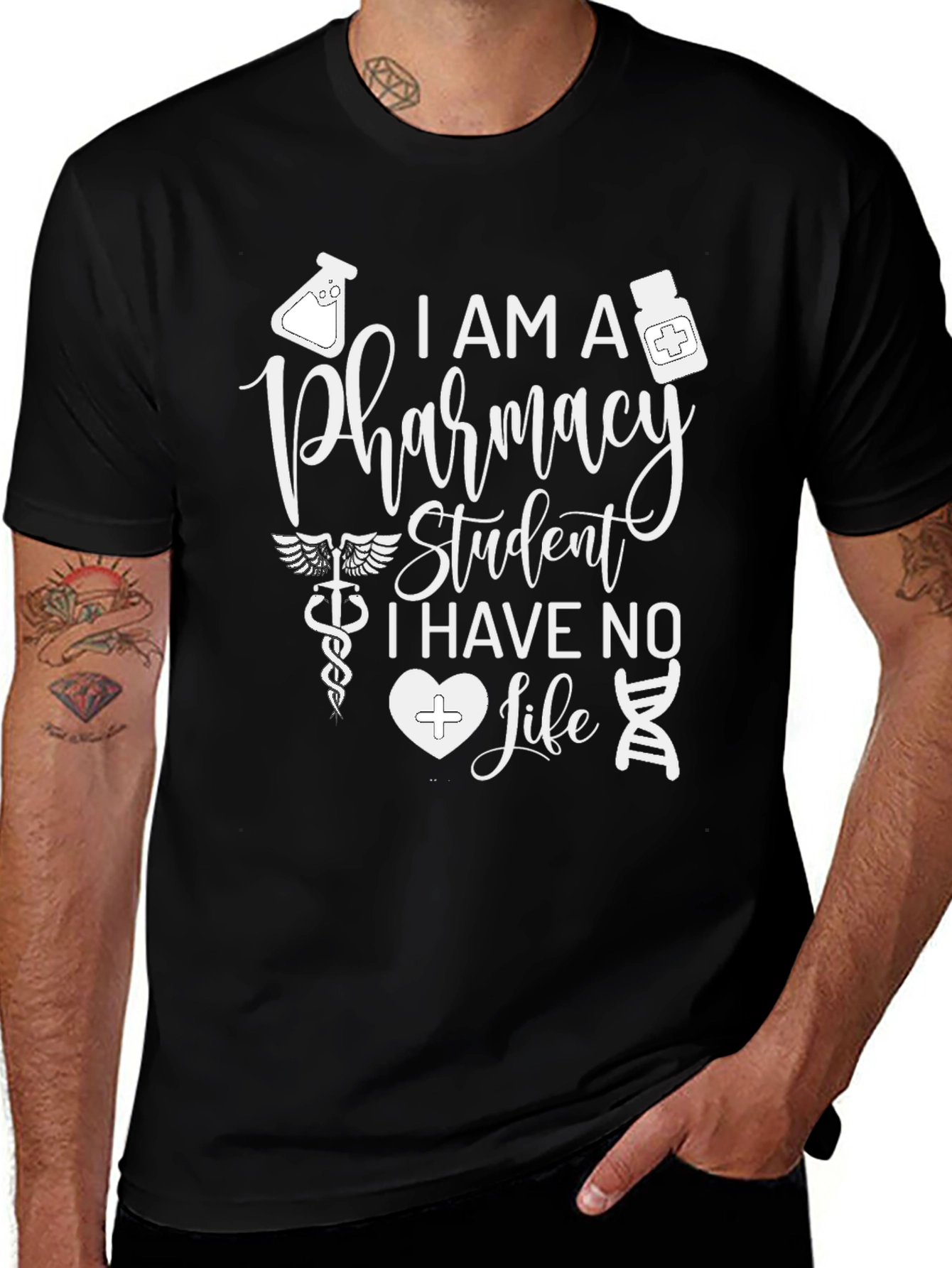 Variant 19 of Pharmacy Student T-Shirt - Funny Design