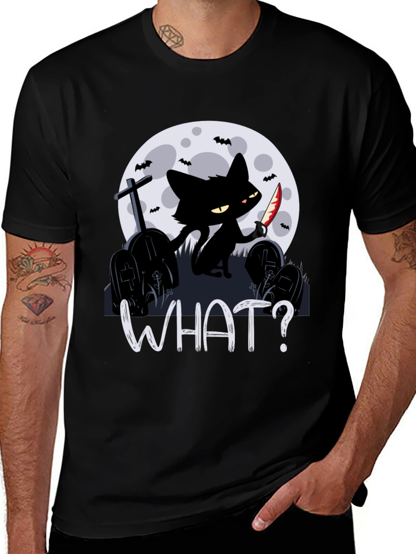 Murder Cat Halloween T-Shirt