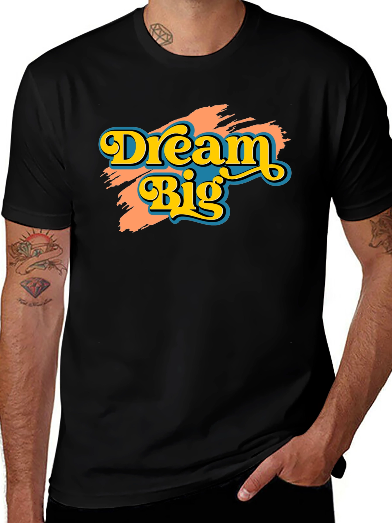 Dream Big Graphic Tee - Retro Style