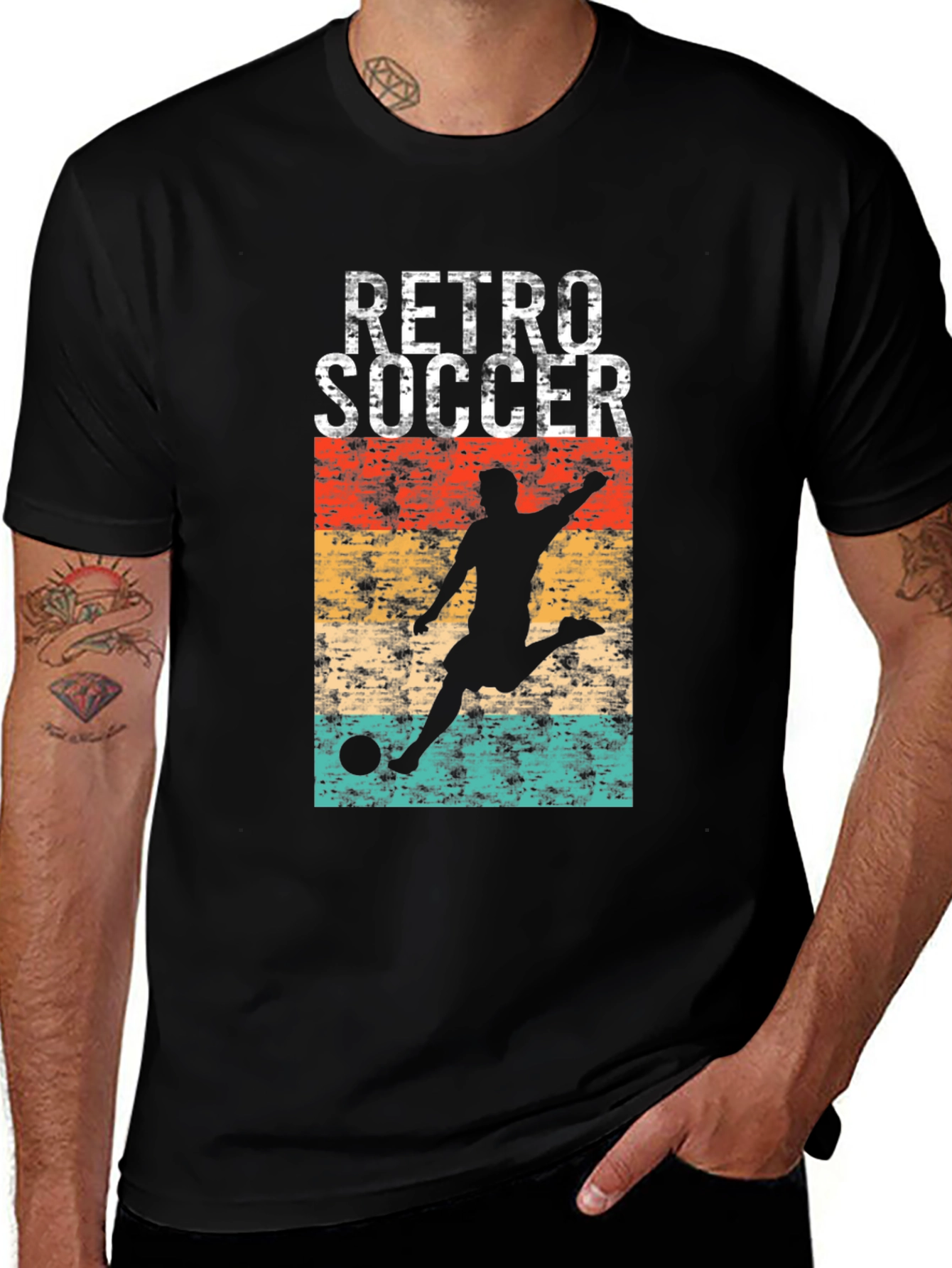 Variant 22 of Retro Soccer Graphic T-Shirt