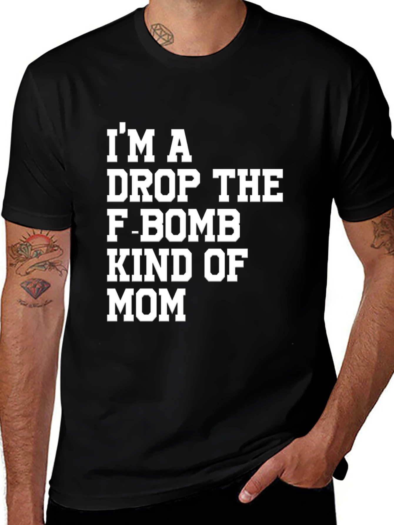 Variant 25 of I'm A Drop The F-Bomb Kind of Mom T-Shirt