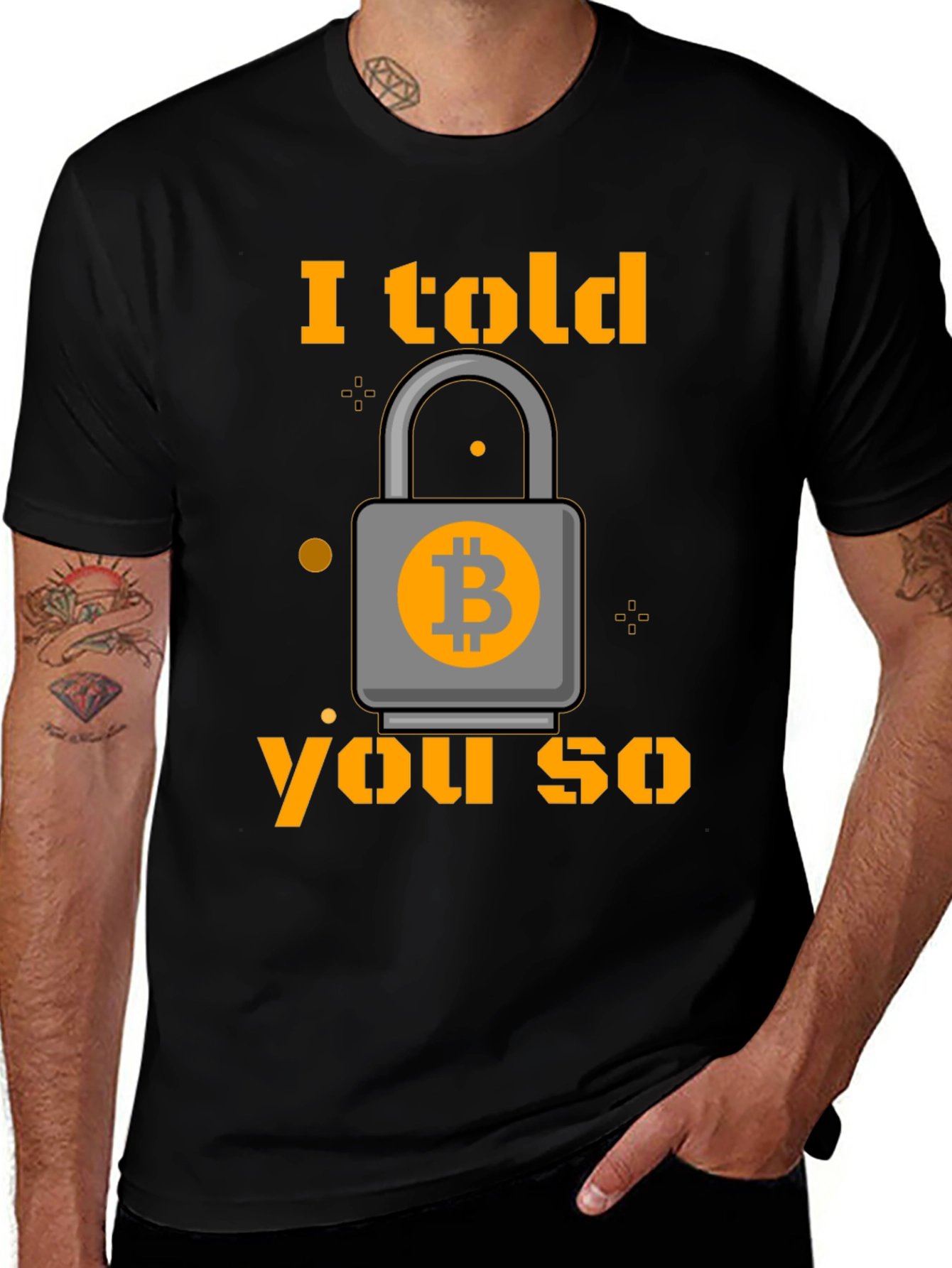 Bitcoin Crypto Graphic Tee - I Told You So