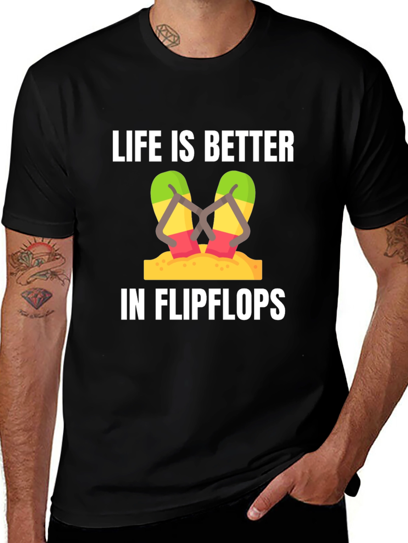 Variant 26 of Life is Better in Flip Flops T-Shirt