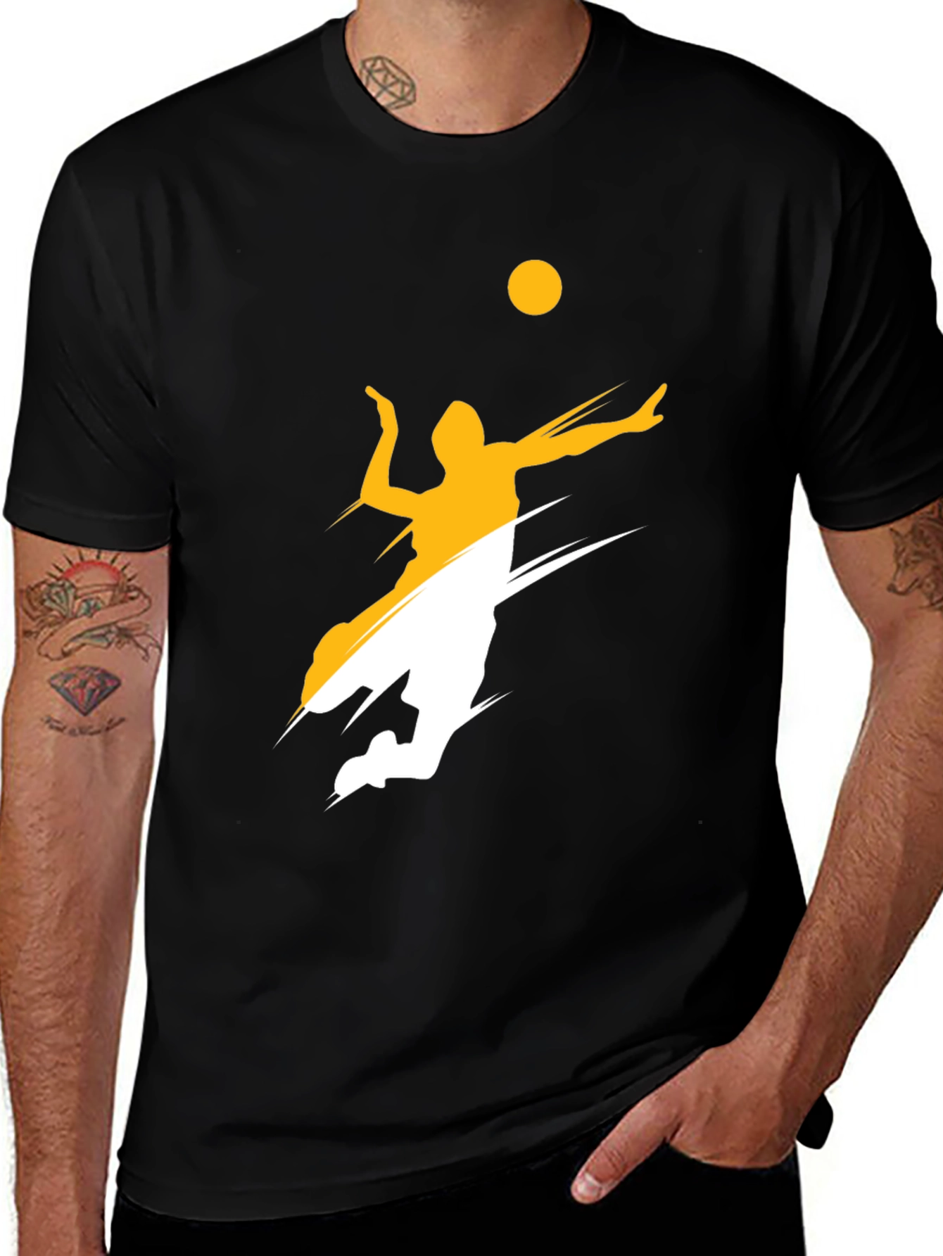 Variant 25 of Volleyball Graphic Tee - Athletic Style