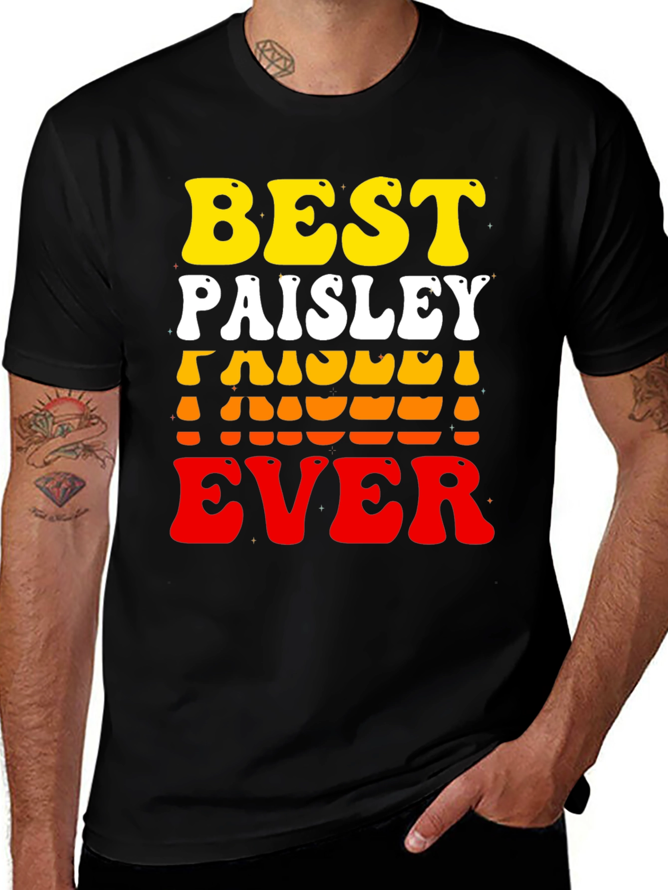 Variant 27 of Best Paisley Ever T-Shirt - Retro Style Tee