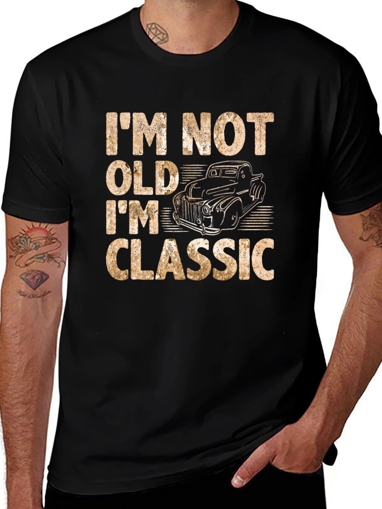 Variant 8 of I'm Not Old I'm Classic Men's Black T-Shirt