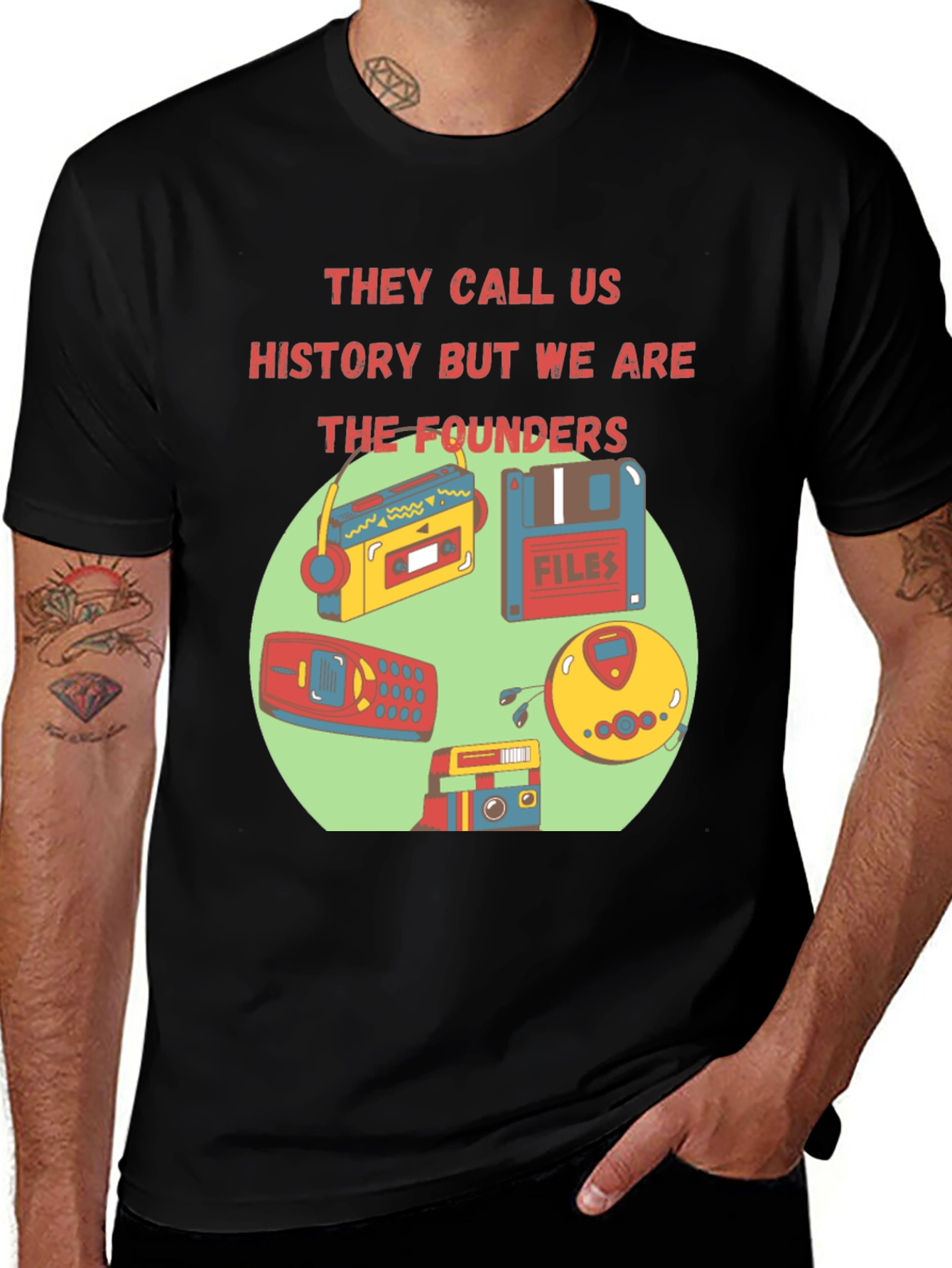 Variant 30 of Retro Tech Founders T-Shirt