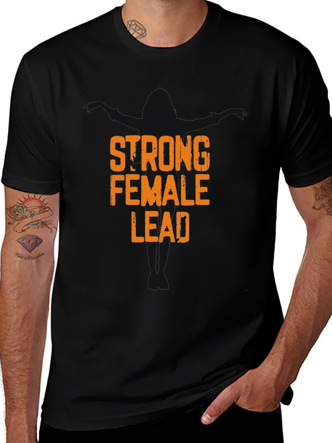 Variant 20 of Strong Female Lead Black T-Shirt