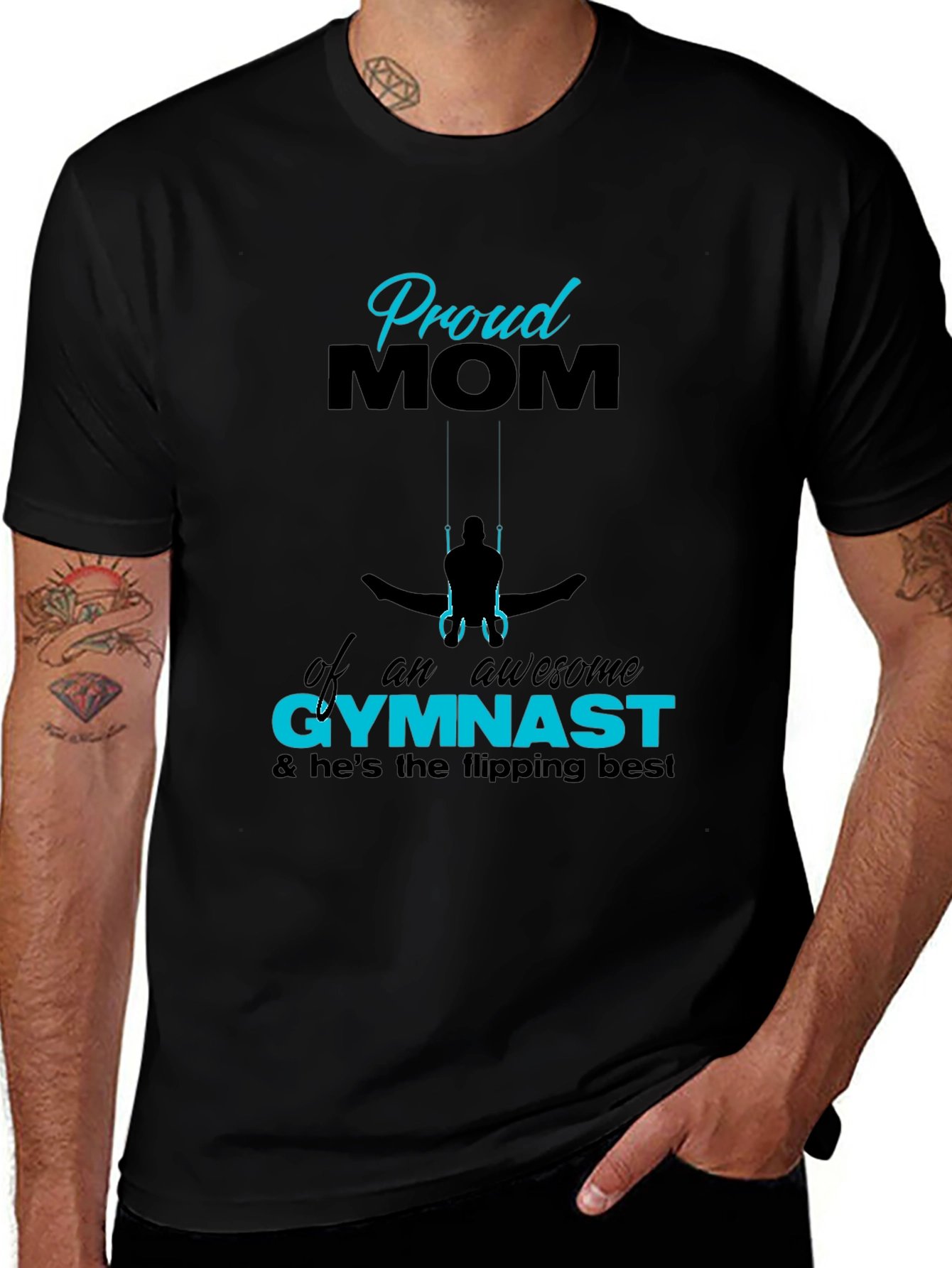 Variant 26 of Proud Mom of Awesome Gymnast T-Shirt