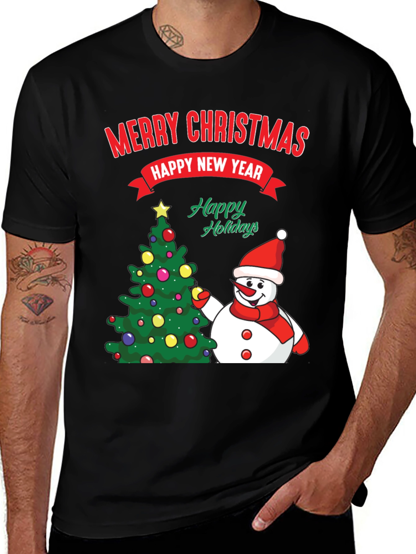 Festive Christmas & New Year Holiday T-Shirt