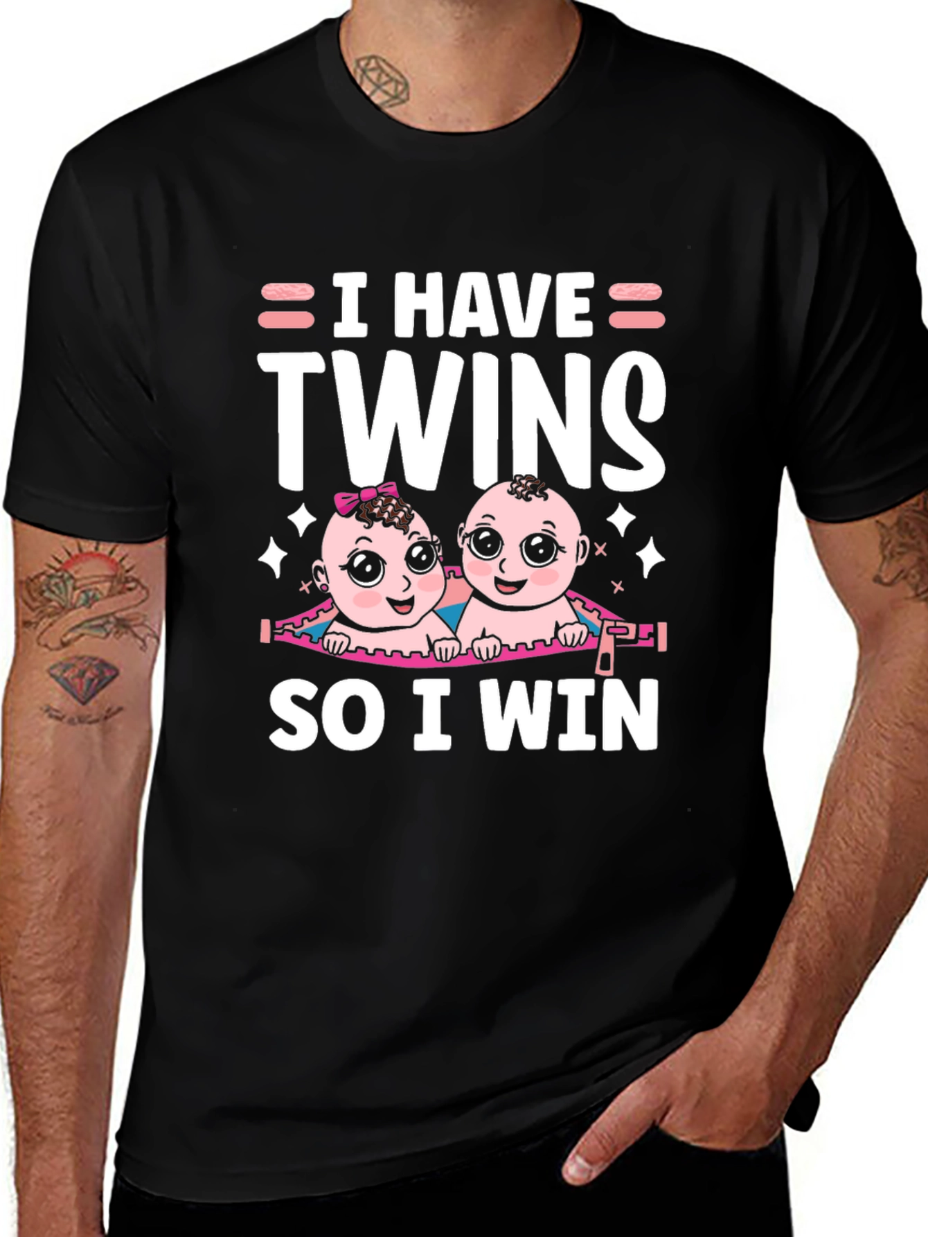 Variant 24 of I Have Twins So I Win T-Shirt
