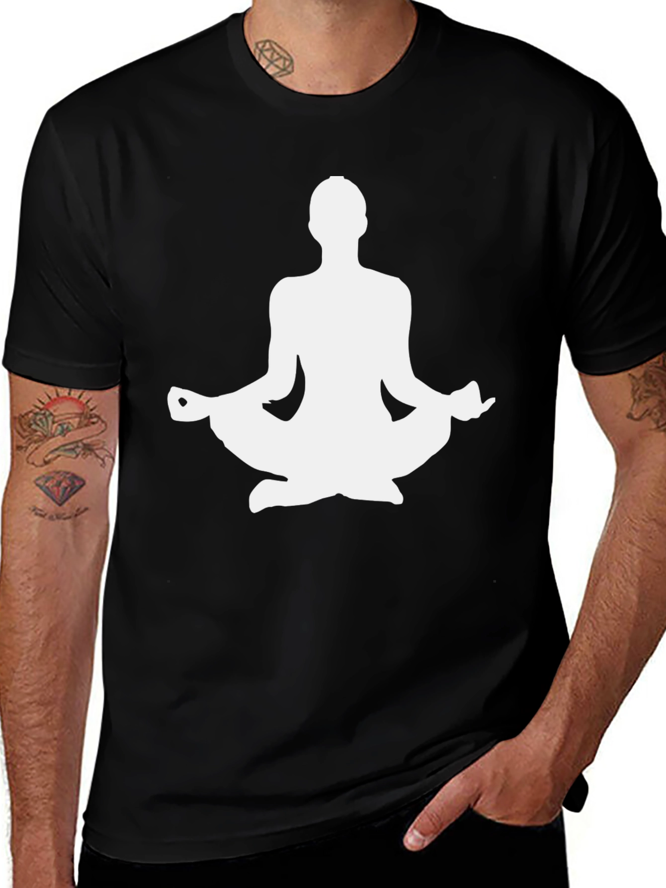 Variant 18 of Zen Master T-Shirt - Yoga Pose Graphic Tee