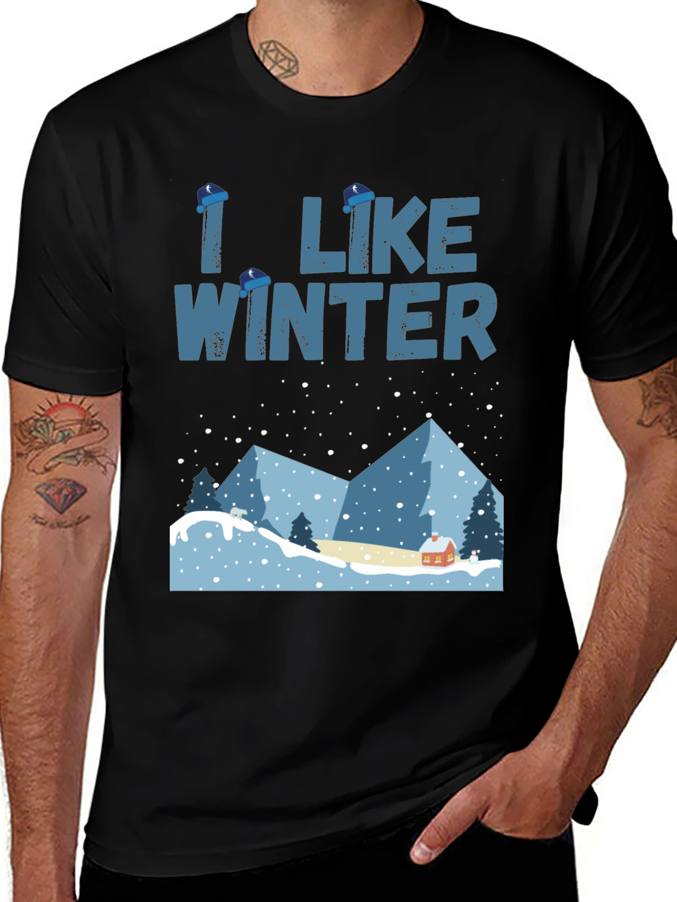 Variant 17 of I Like Winter Graphic Tee