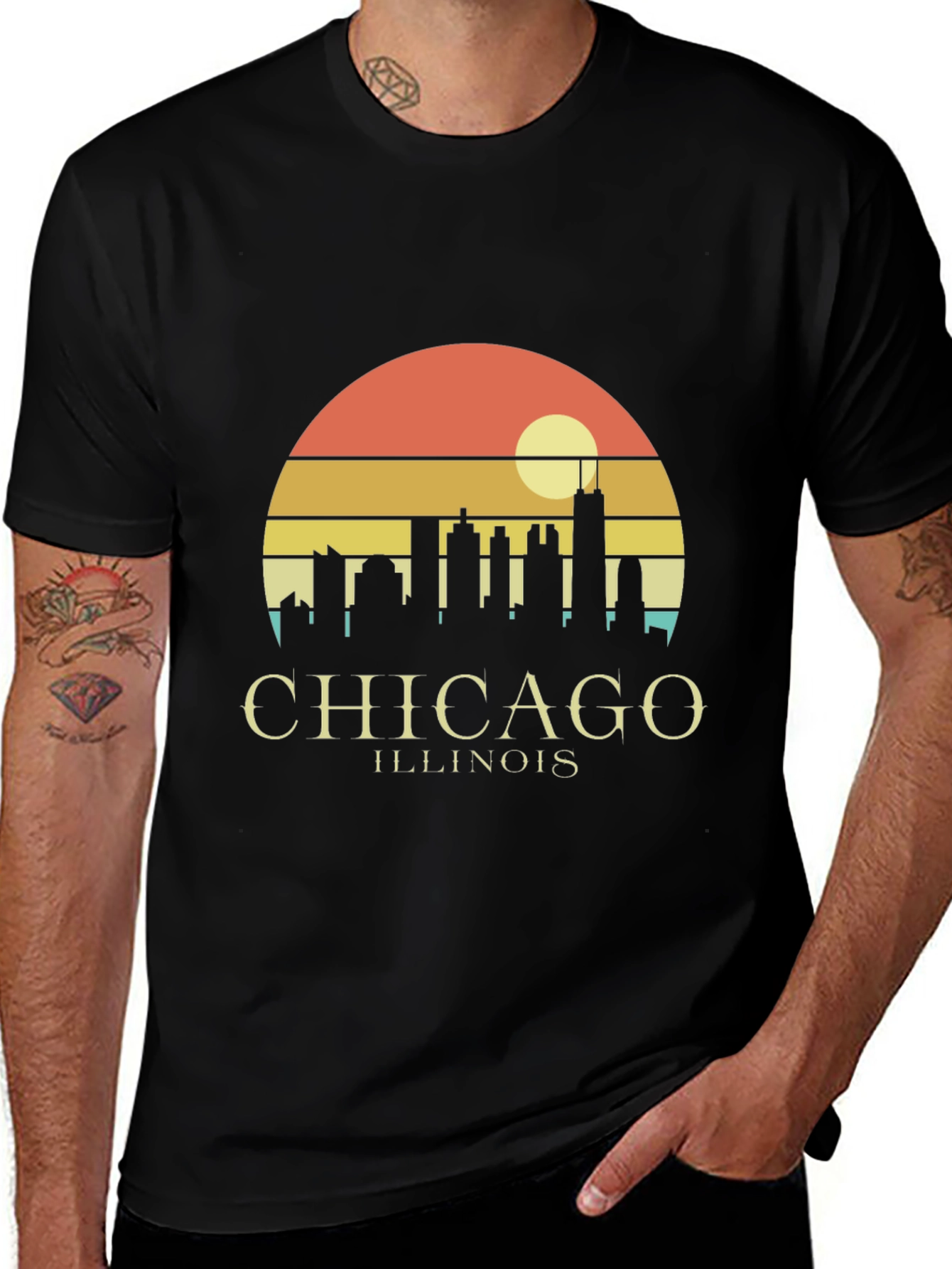 Chicago Skyline Graphic Tee