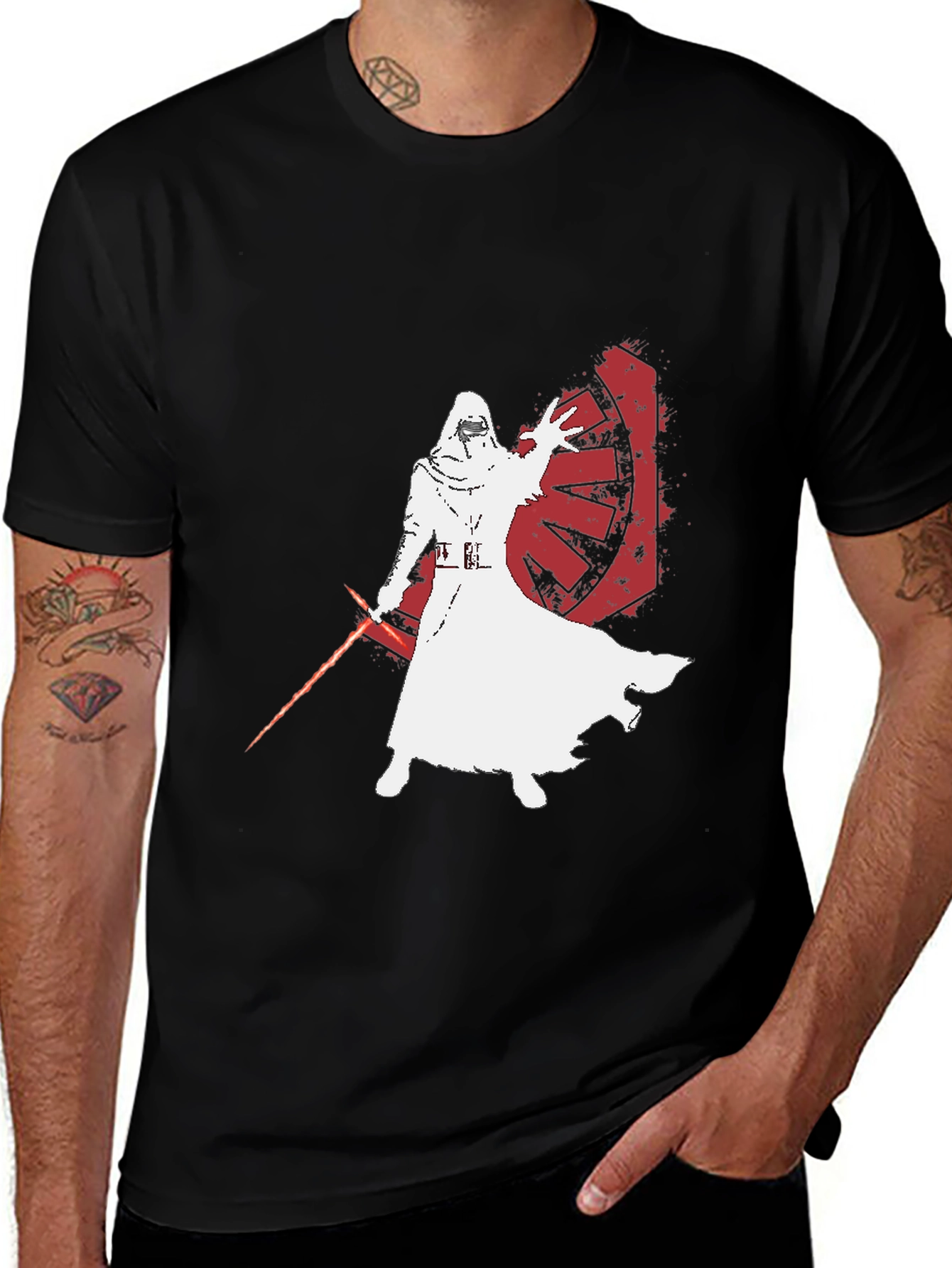 Star Wars Kylo Ren Graphic T-Shirt - Black