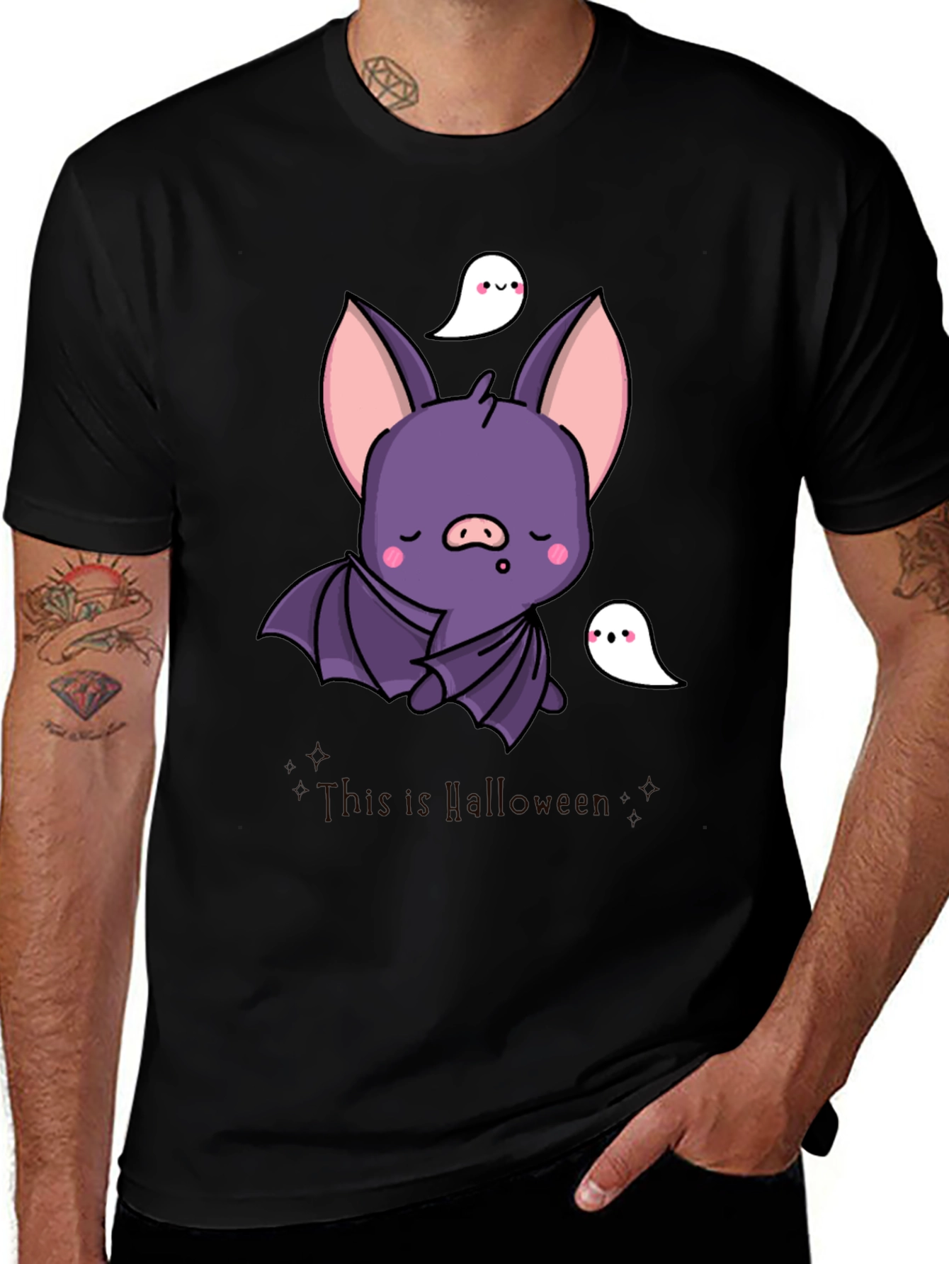 Variant 25 of Cute Halloween Bat Tee