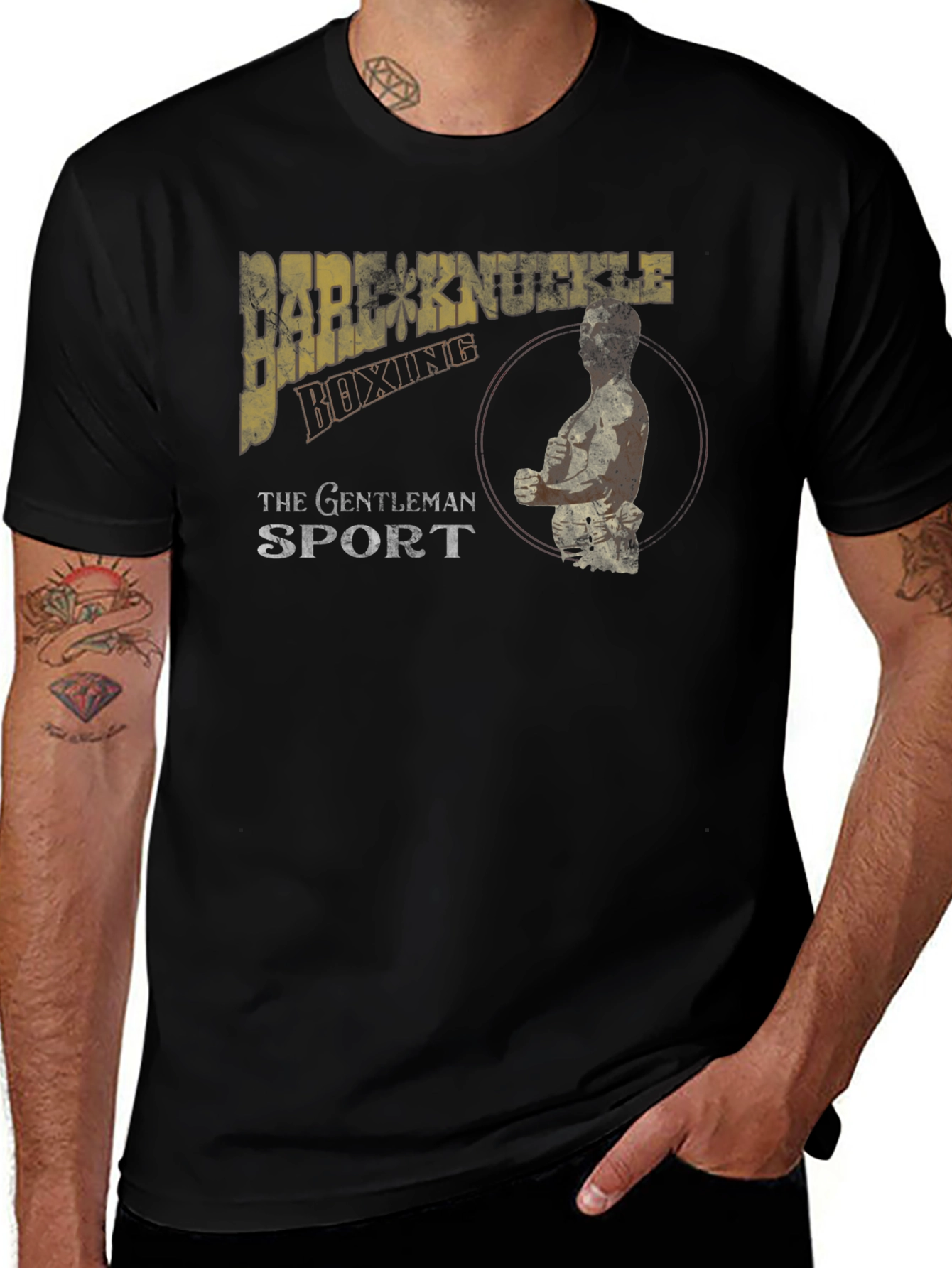 Variant 29 of Bare Knuckle Boxing T-Shirt - The Gentleman's Sport