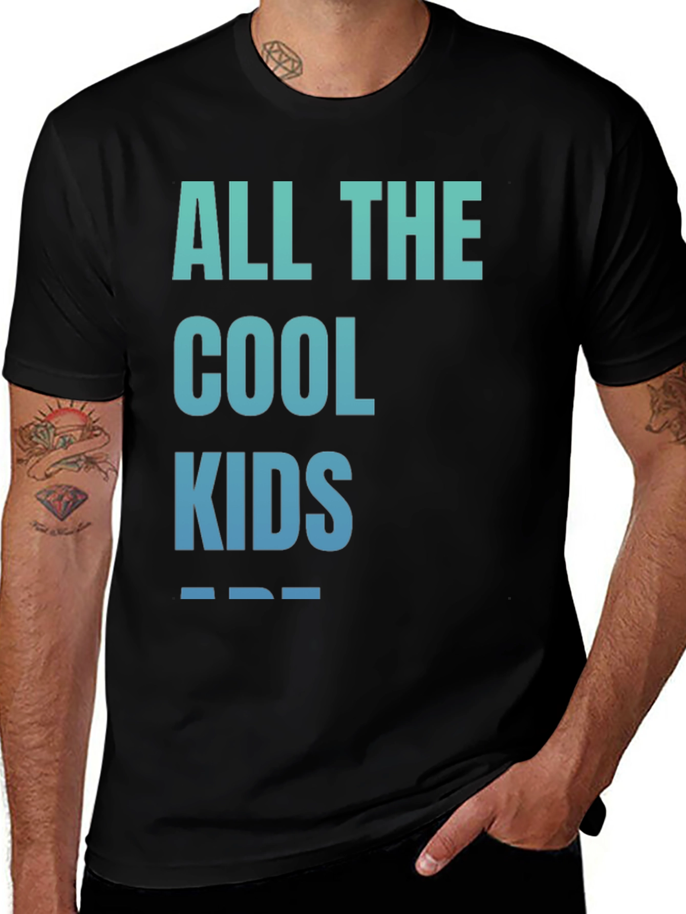 Cool Kids Black T-Shirt
