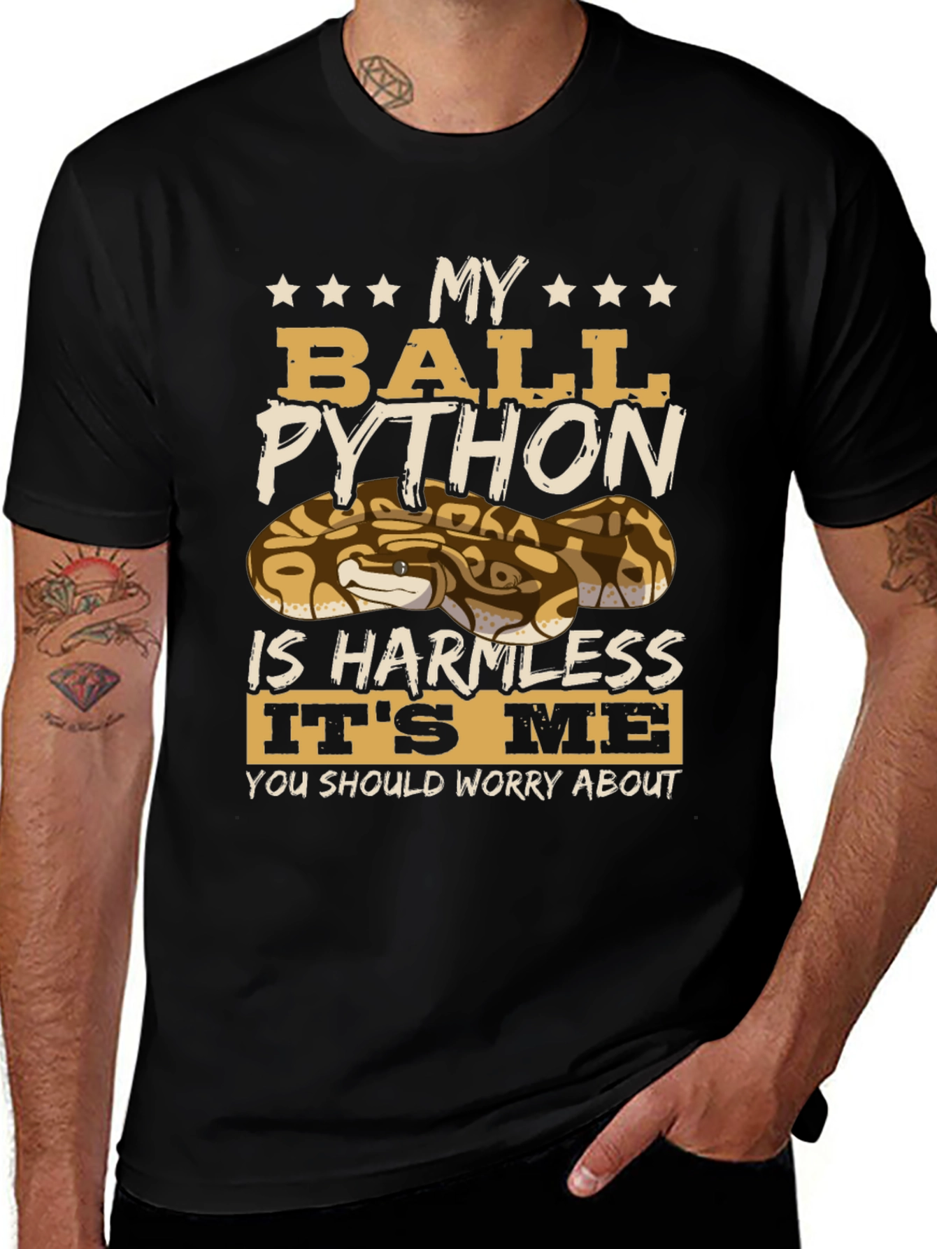 Variant 30 of My Ball Python is Harmless T-Shirt