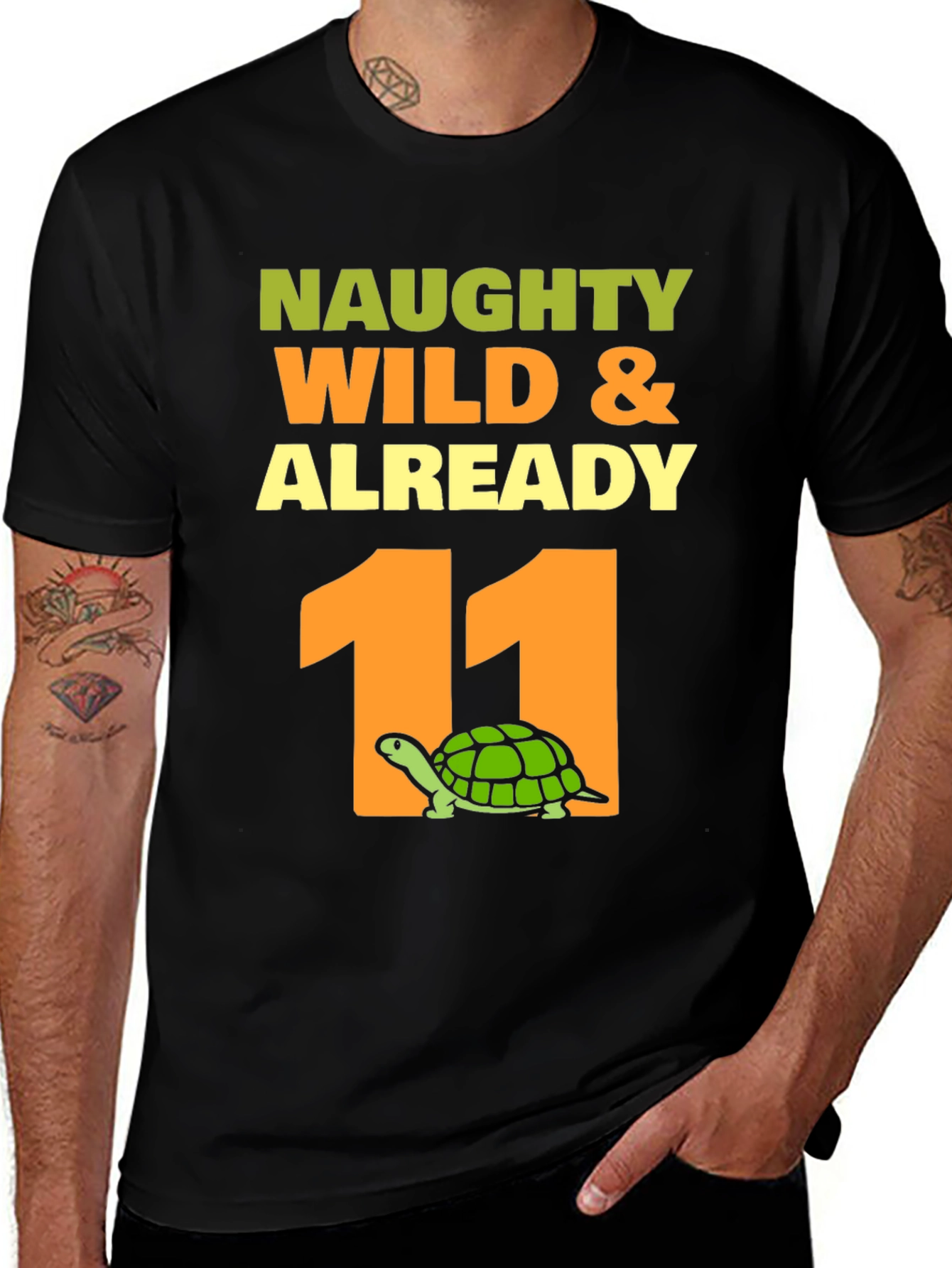 Naughty Wild & Already 11 Turtle T-Shirt