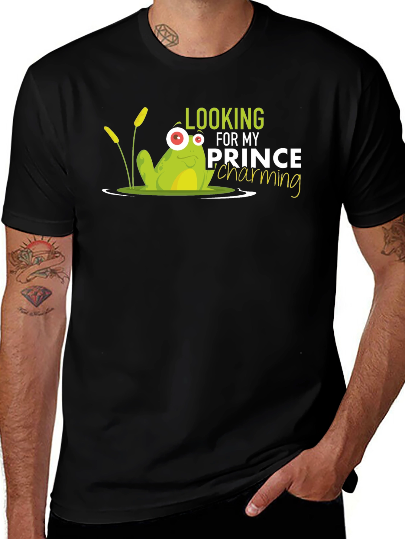 Prince Charming Frog Tee - Funny Dating Shirt