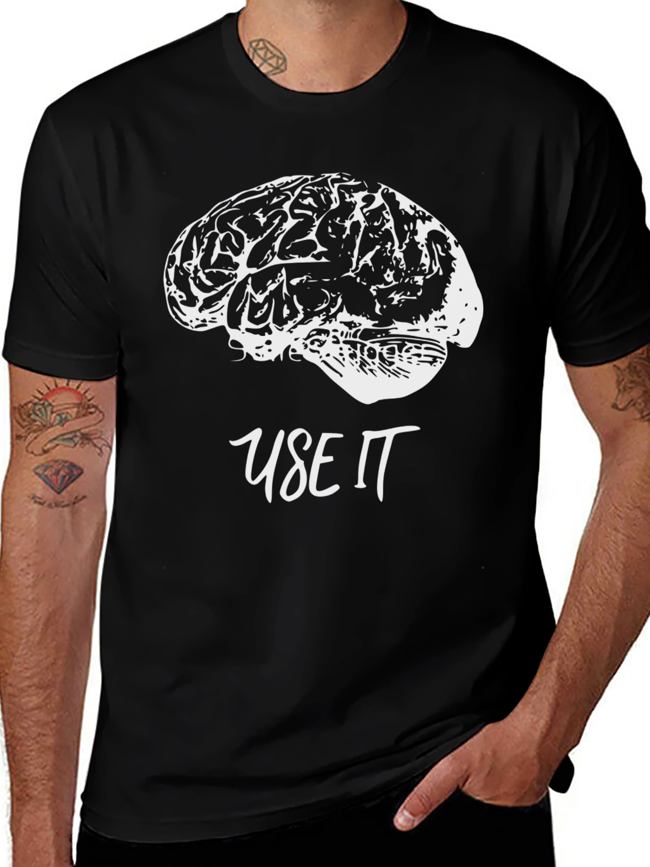 Use It Brain Graphic T-Shirt