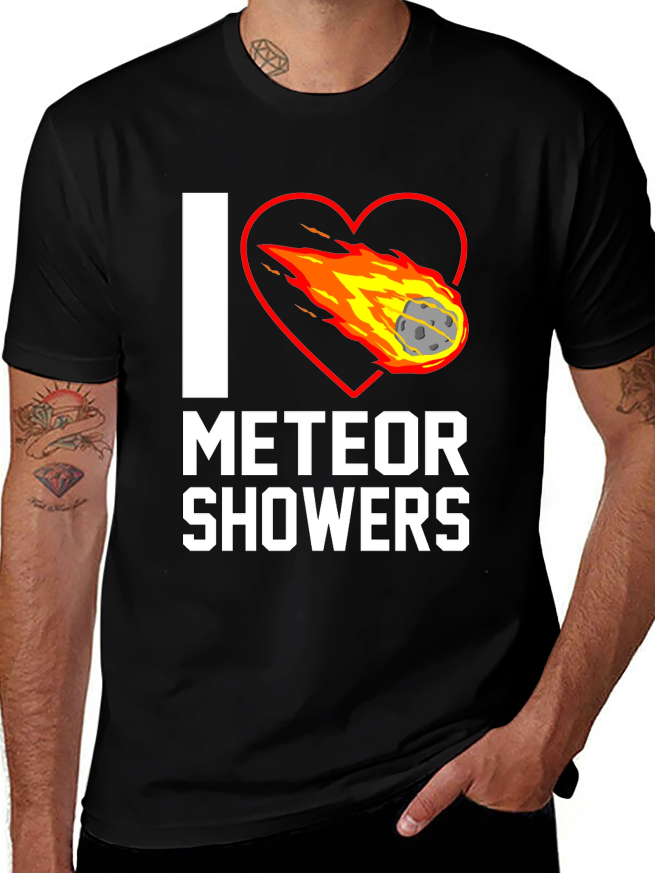 Variant 16 of I Love Meteor Showers Graphic T-Shirt