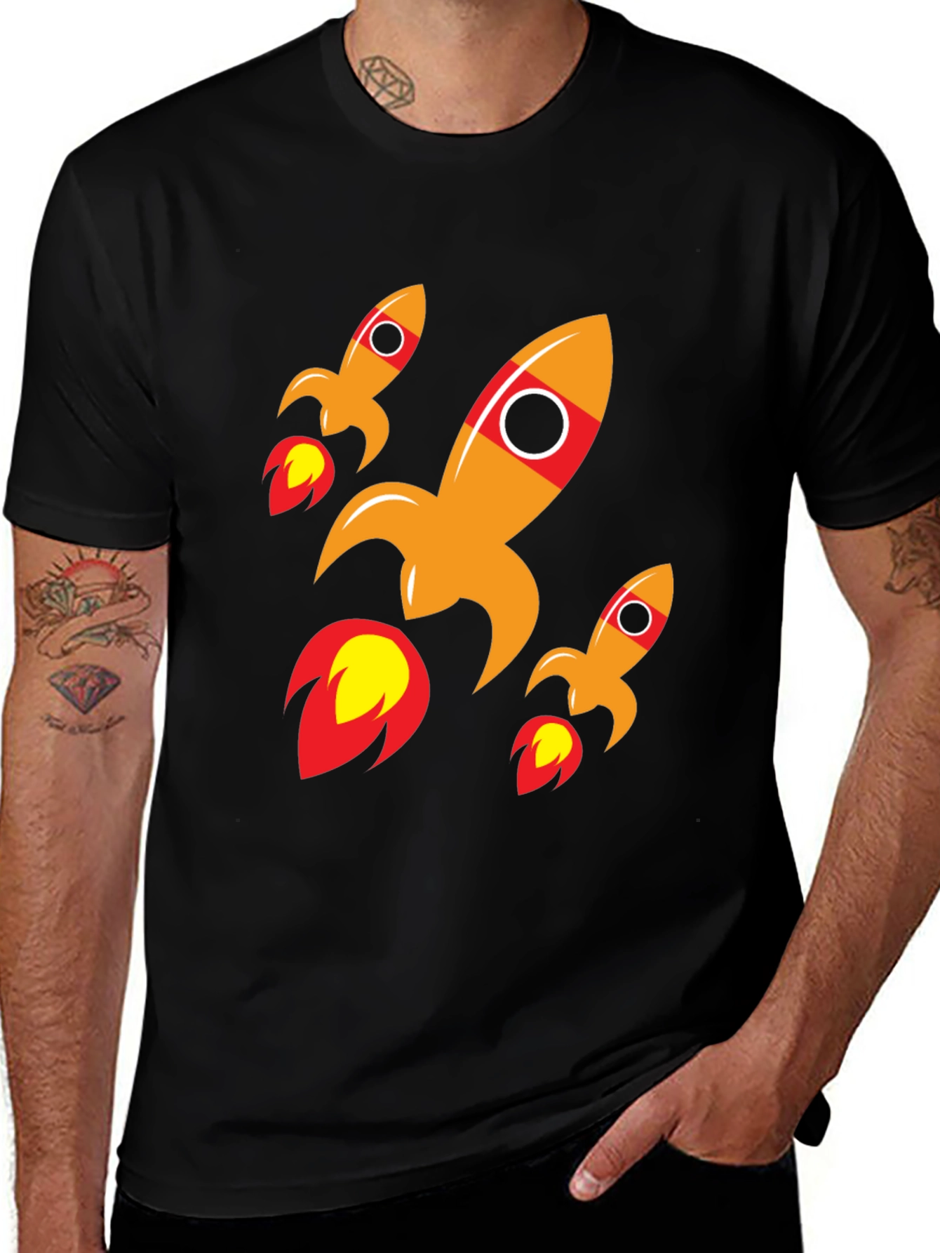 Rocket Launch T-Shirt - Blast Off in Style!