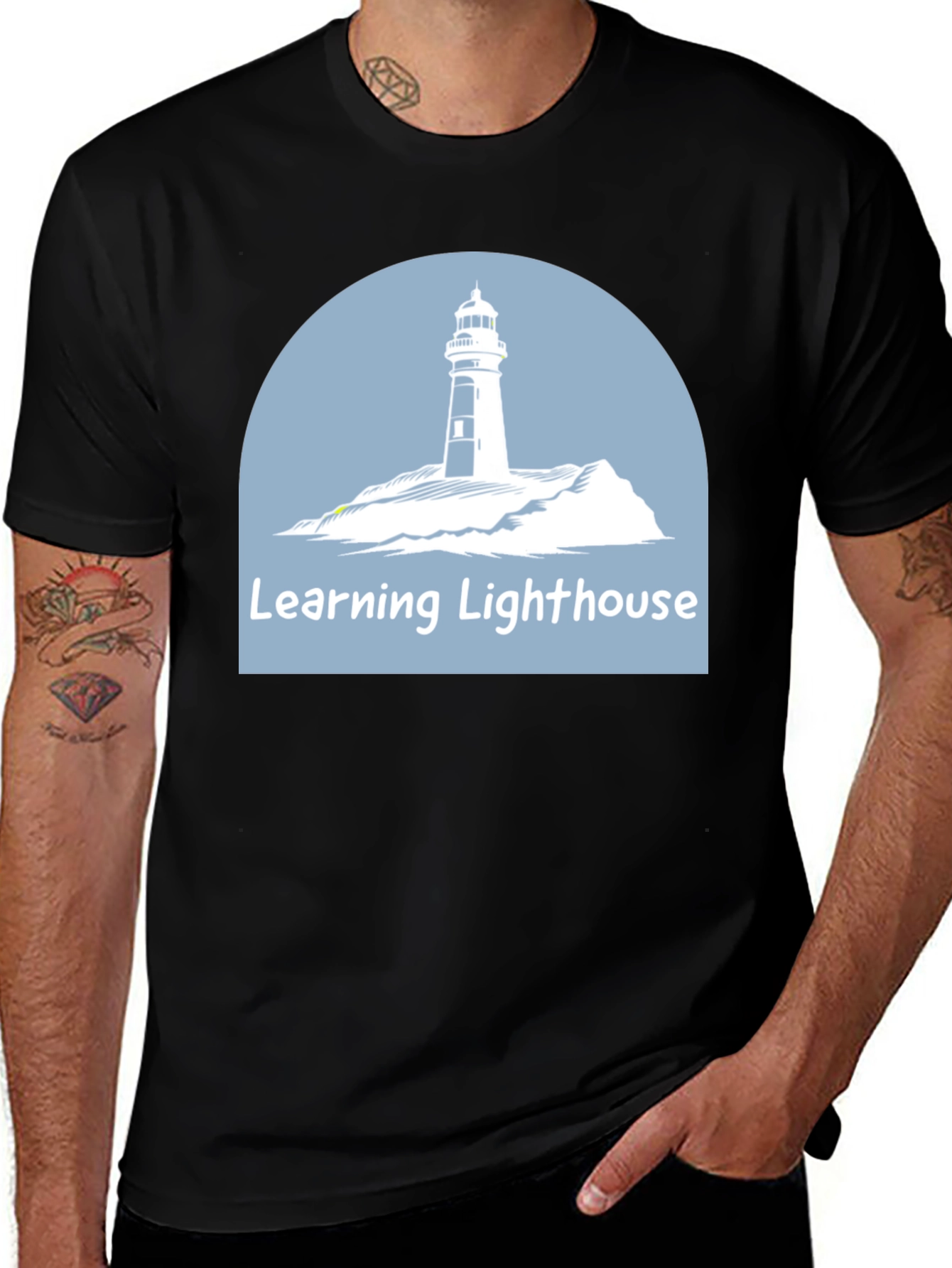 Variant 2 of Learning Lighthouse Graphic T-Shirt