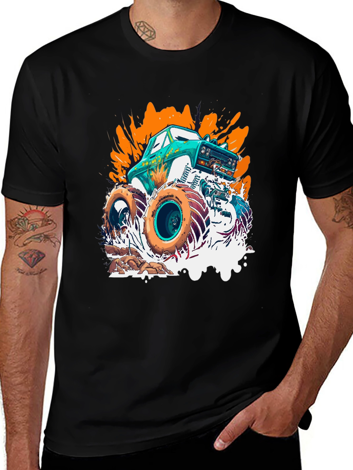 Variant 21 of Monster Truck Graphic T-Shirt, Cool Car Tee