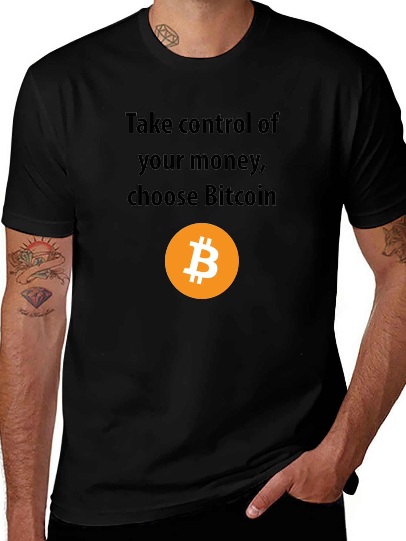 Bitcoin Choice Graphic Tee - Crypto Currency Shirt