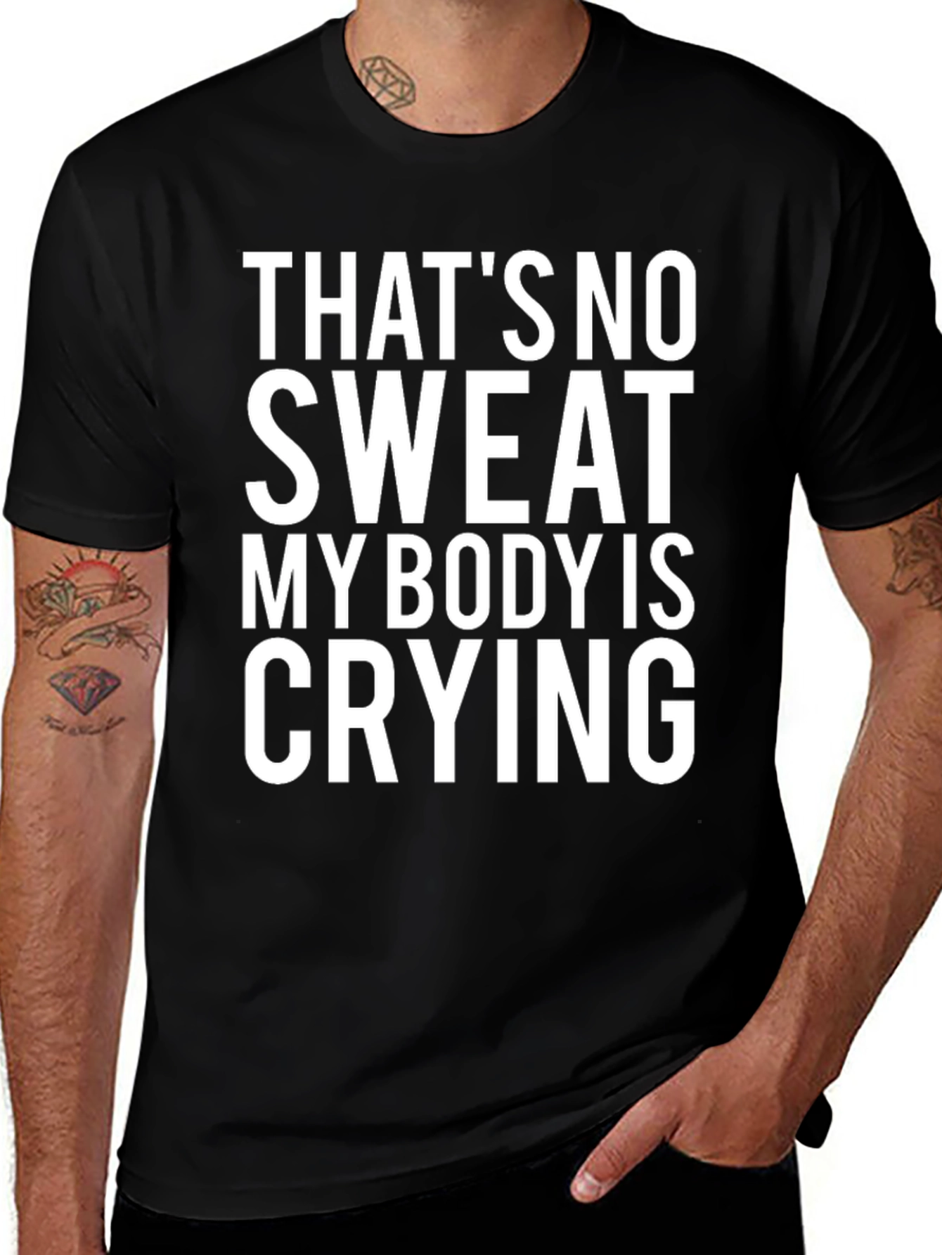 Variant 16 of That's No Sweat T-Shirt Funny Workout Gym Tee