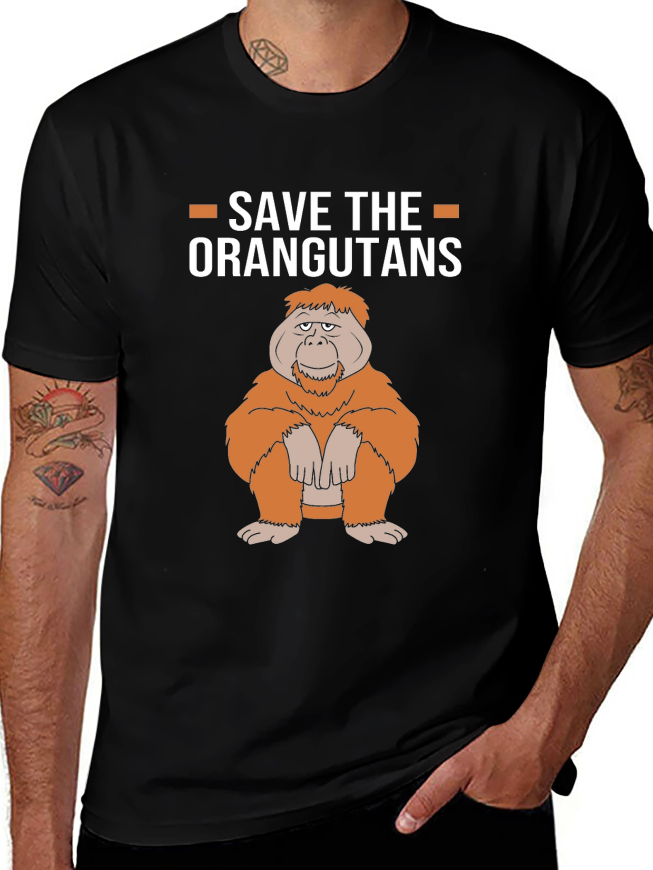 Variant 19 of Save the Orangutans Graphic T-Shirt