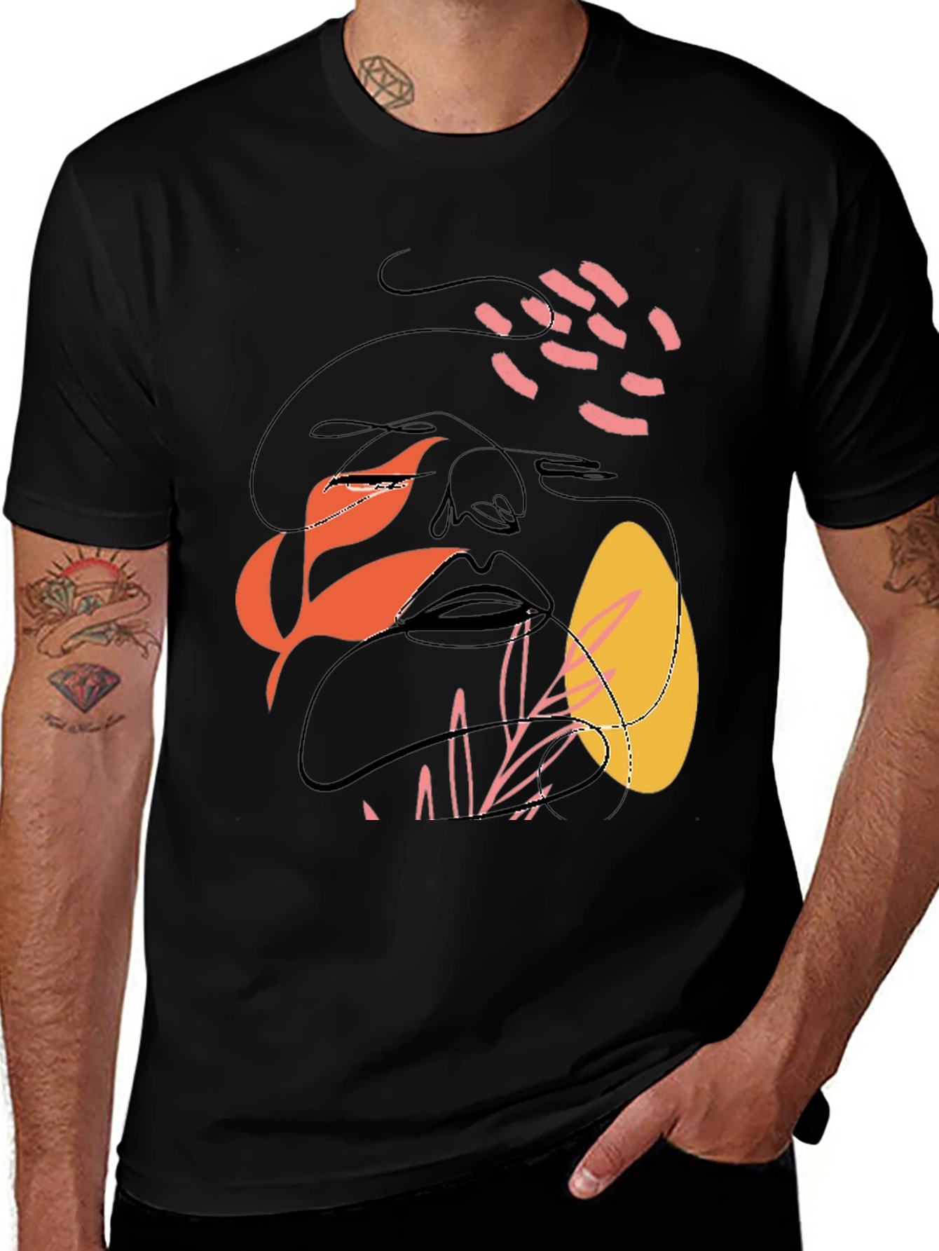 Variant 12 of Abstract Art Tee - Modern Graphic T-Shirt