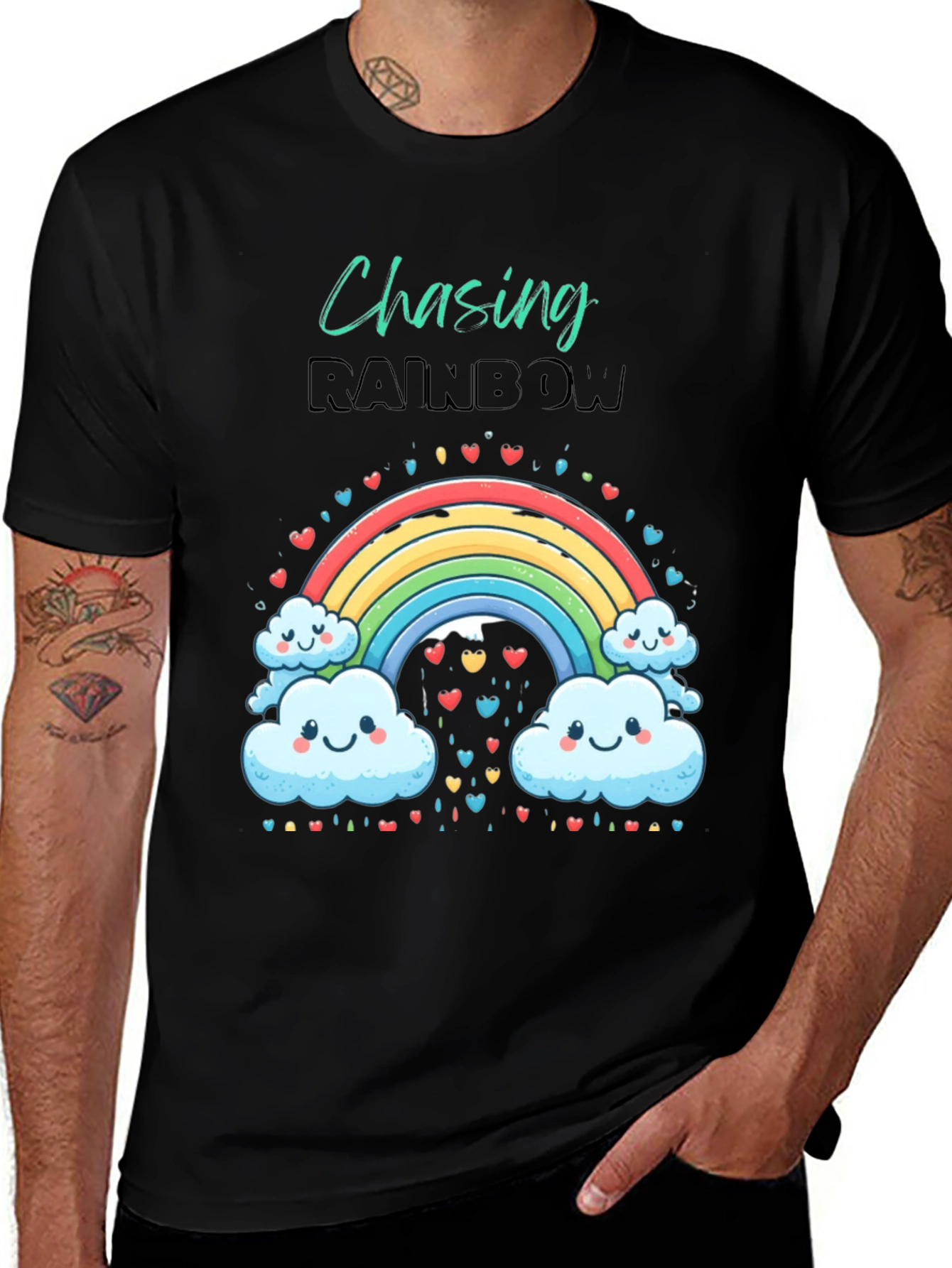 Variant 2 of Chasing Rainbows Graphic Tee