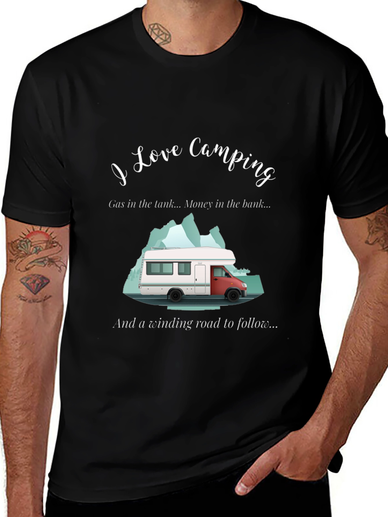 Variant 11 of I Love Camping T-Shirt: RV Adventure