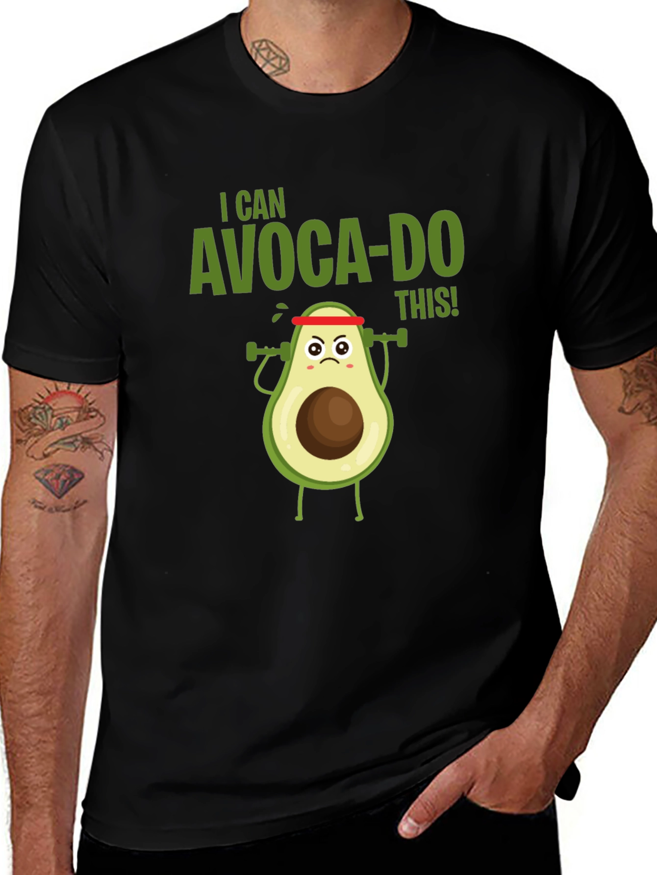 Variant 5 of I Can Avoca-Do This! Funny Avocado Workout T-Shirt