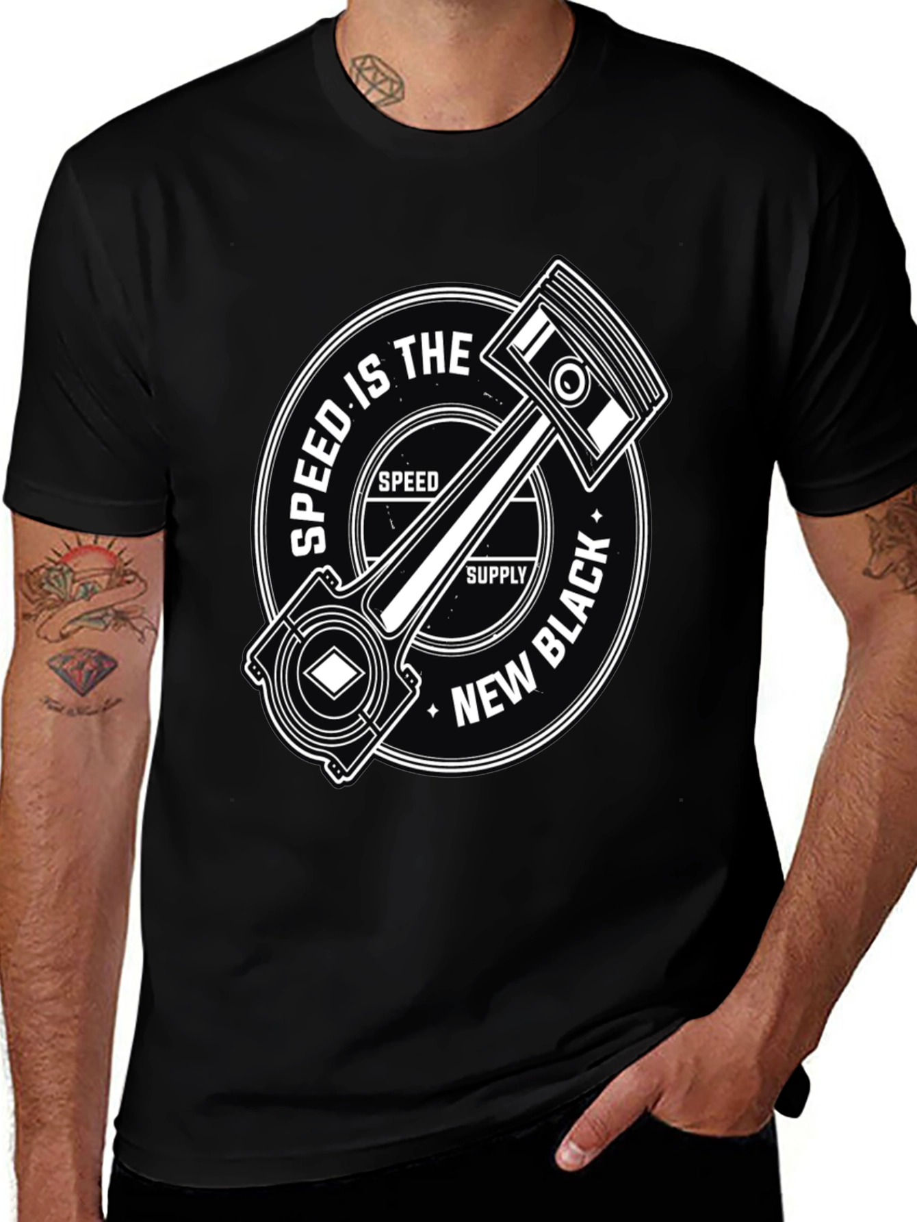 Variant 26 of Speed Is The New Black Graphic T-Shirt