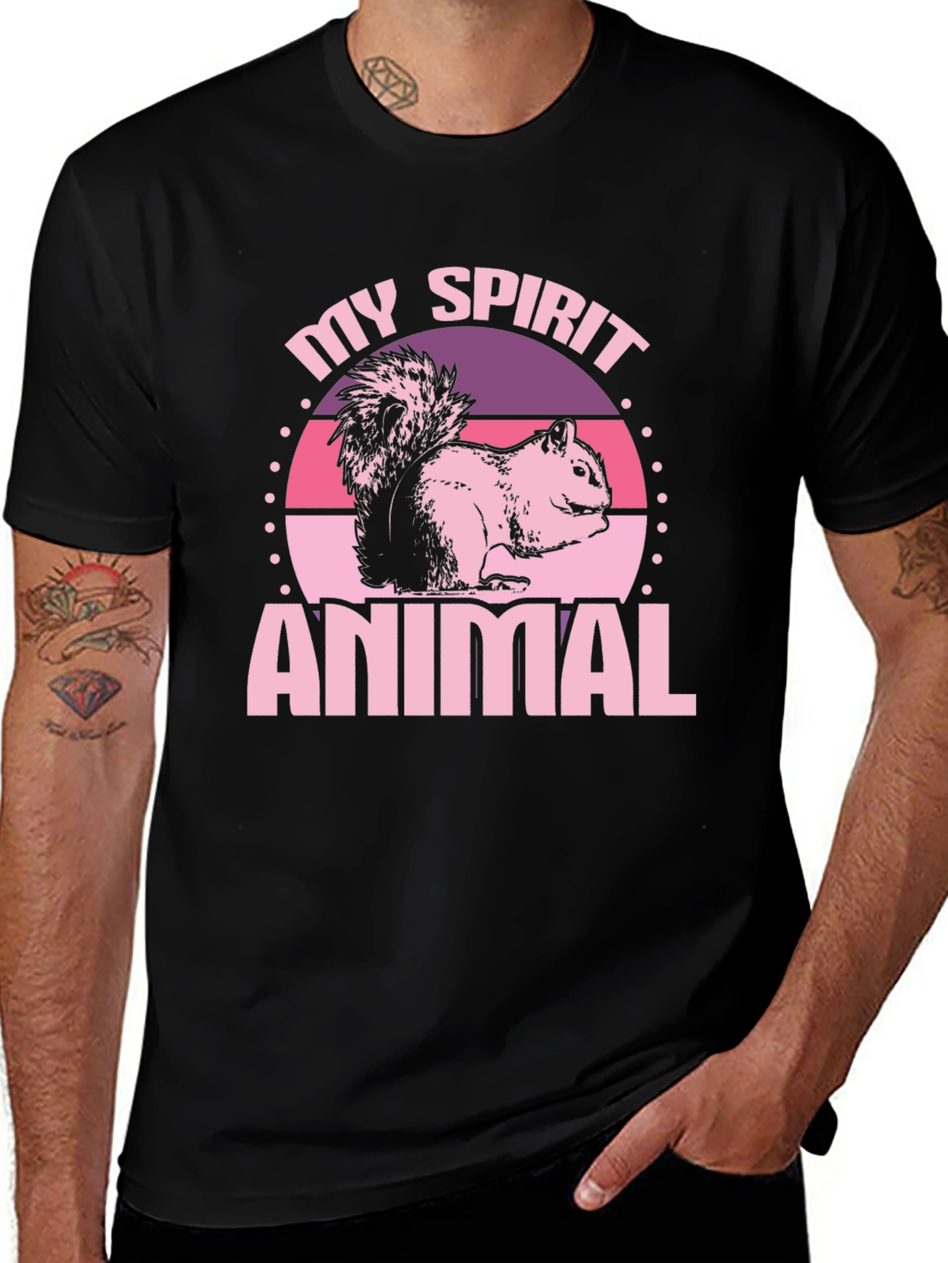 Variant 19 of My Spirit Animal Squirrel Graphic Tee