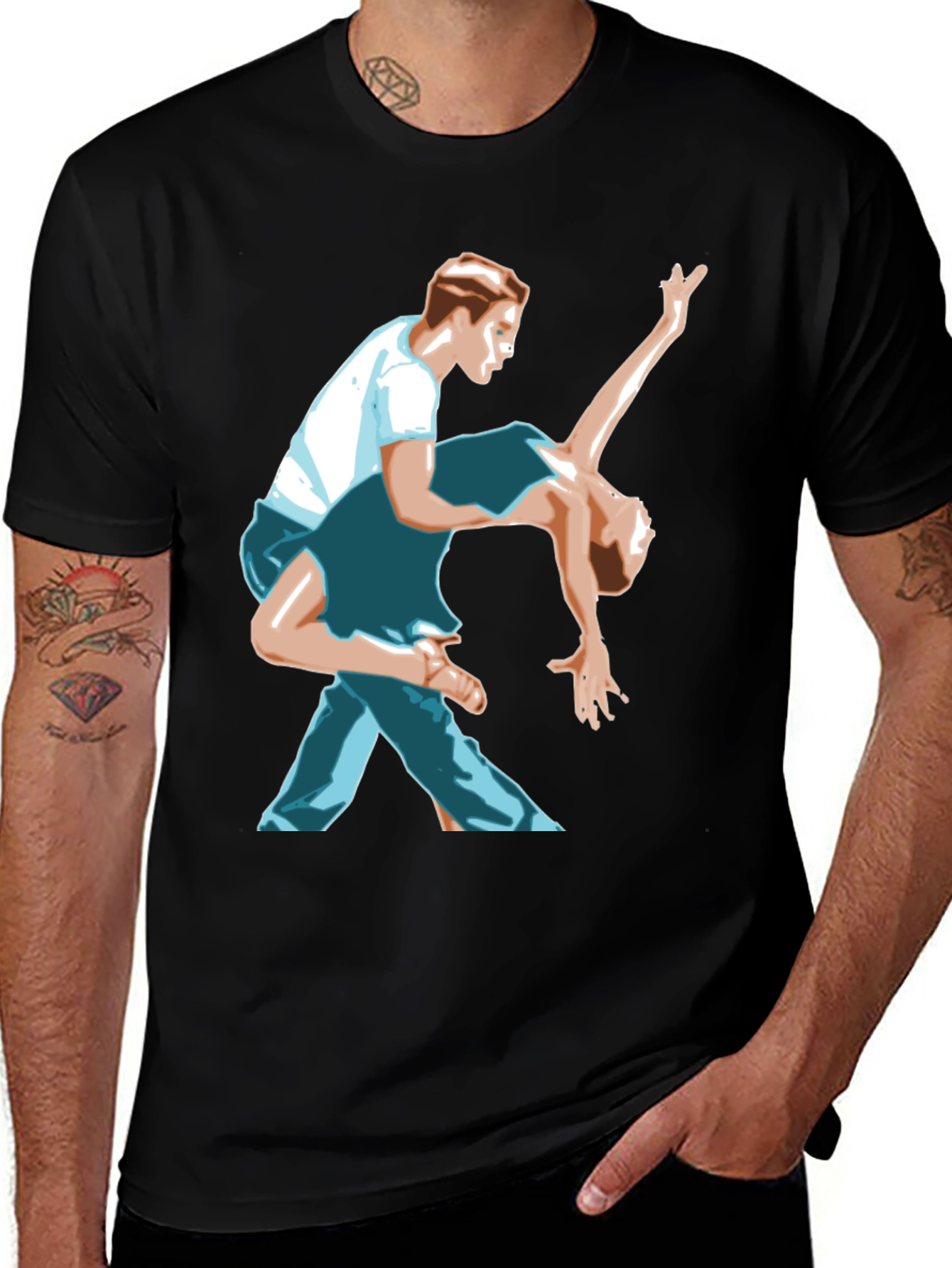Variant 13 of Dancing Couple Graphic T-Shirt