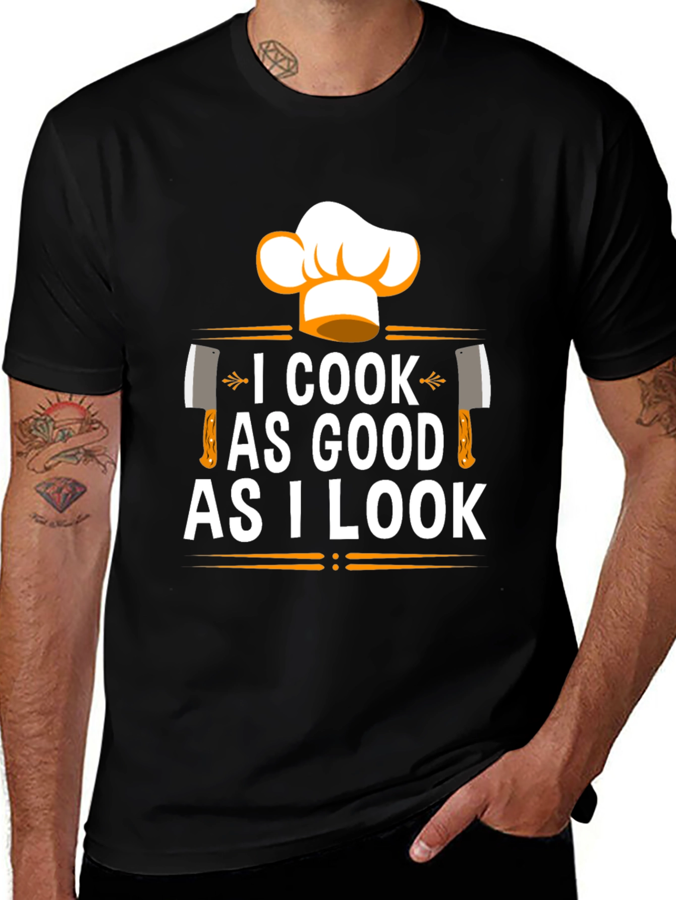 Variant 27 of I Cook As Good As I Look Chef T-Shirt