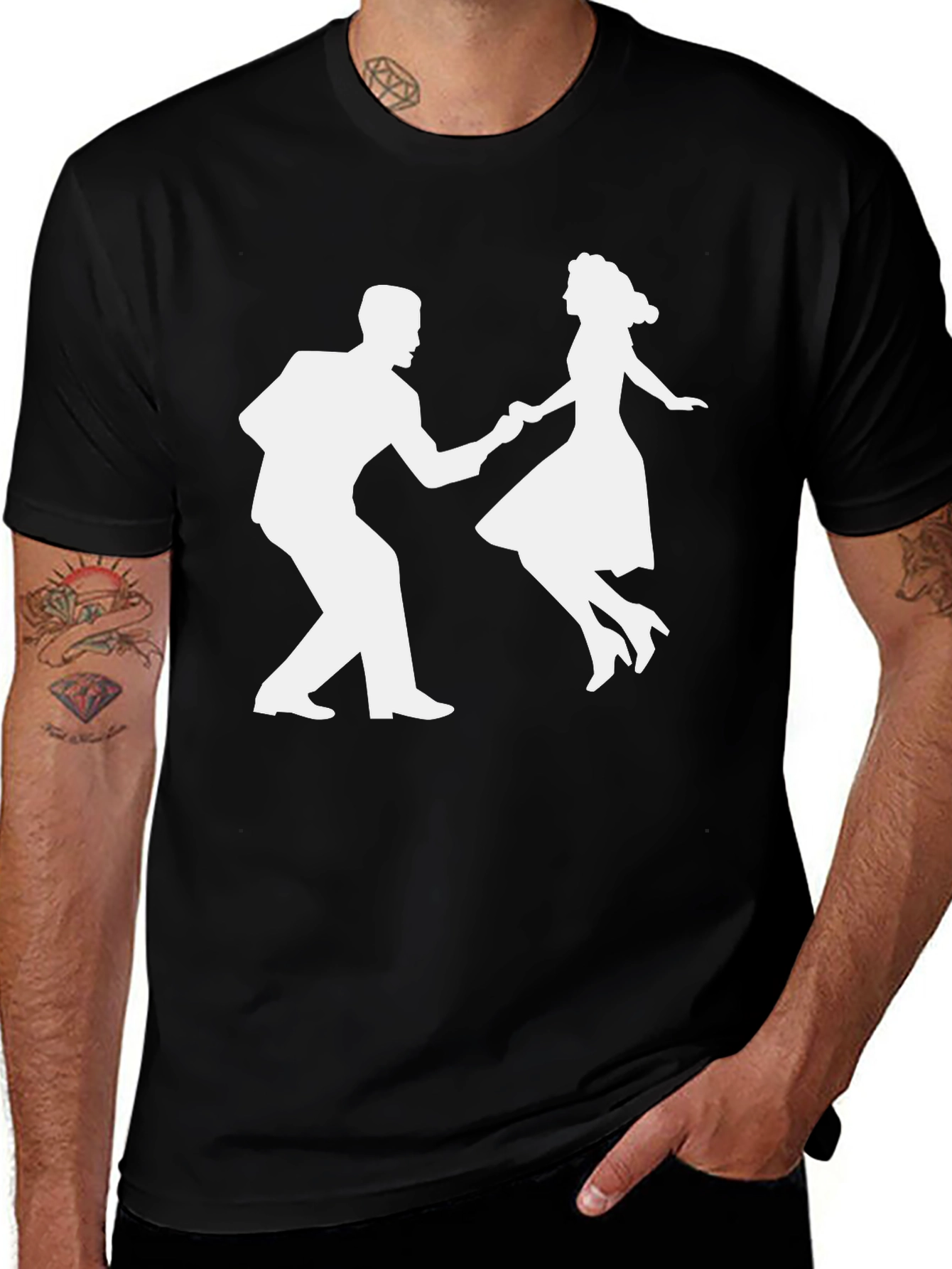 Variant 21 of Swing Dance Graphic Tee - Retro Style