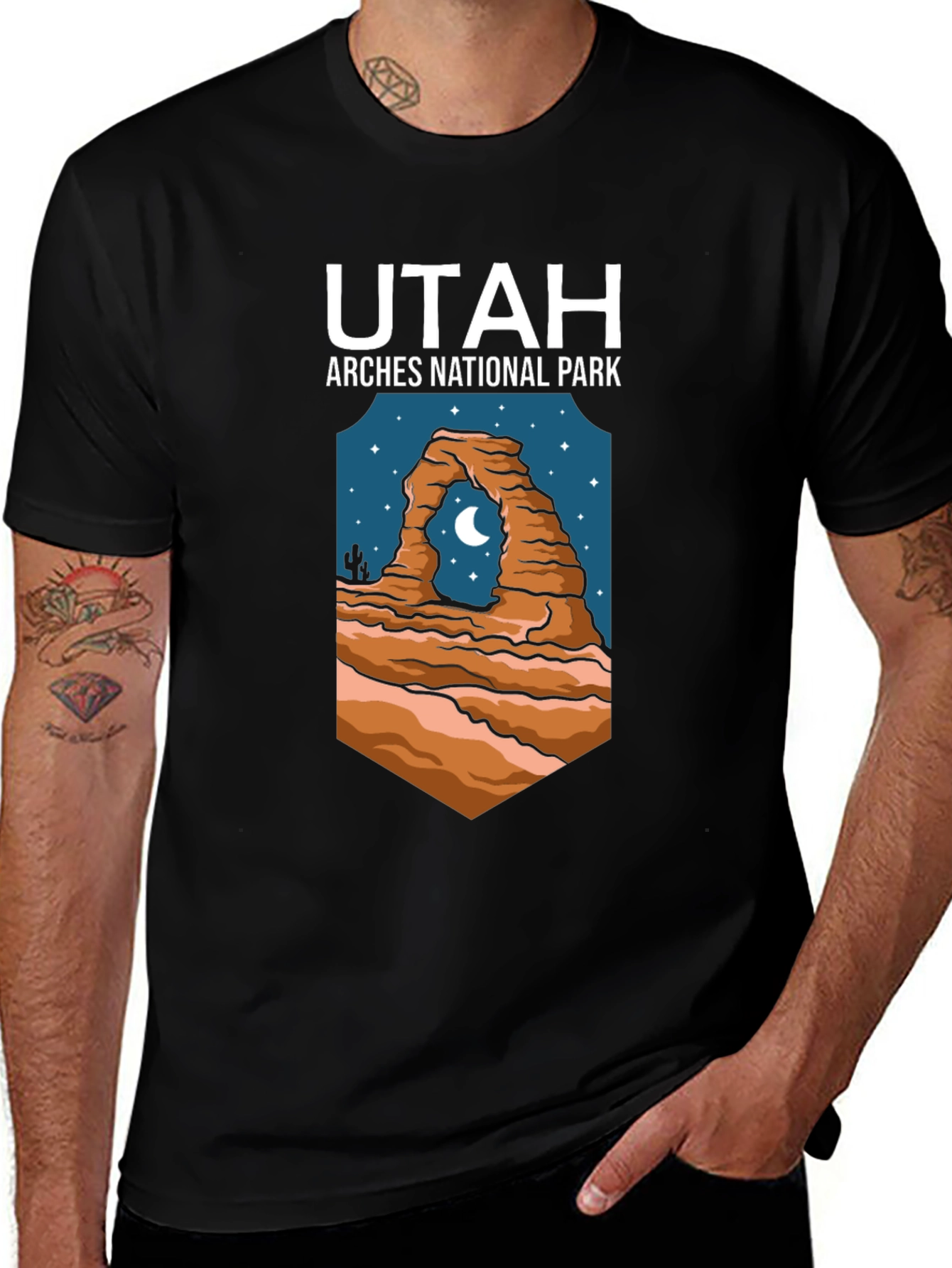 Variant 26 of Utah Arches National Park Graphic T-Shirt