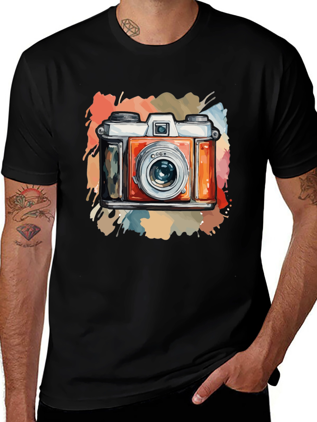 Variant 26 of Vintage Camera Graphic T-Shirt
