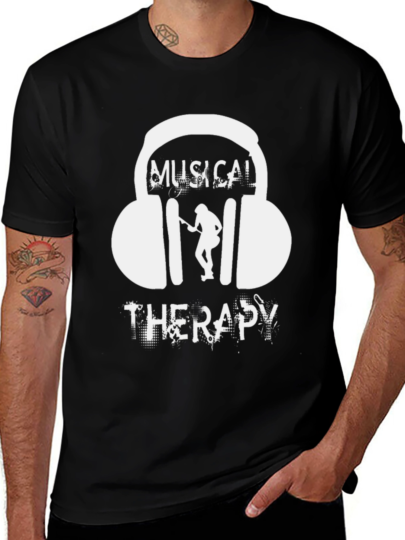 Variant 4 of Musical Therapy Graphic Tee